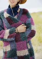 Plüschjacke mit Patchworkmuster - Rebecca - Online.de
