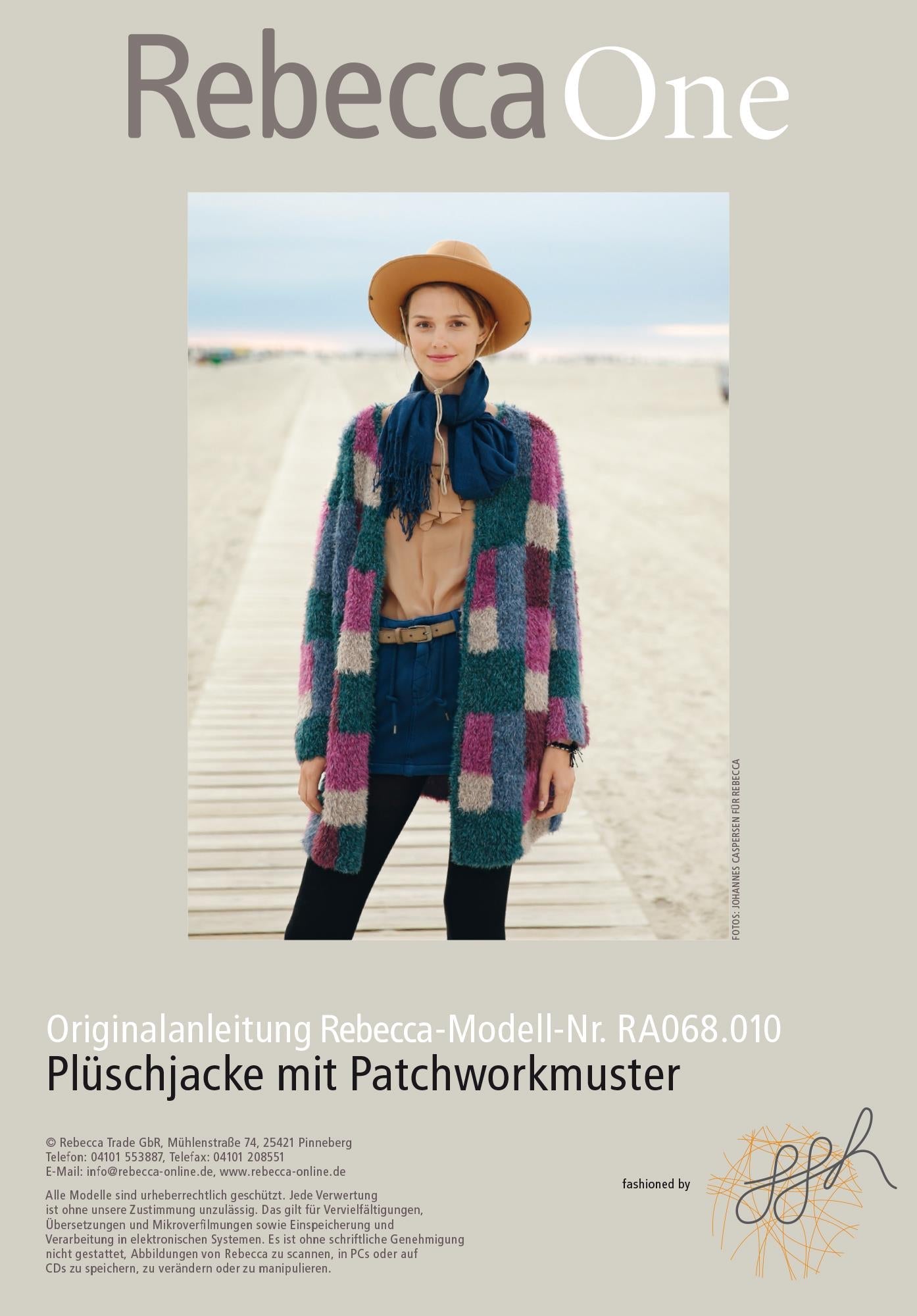 Plüschjacke mit Patchworkmuster - Rebecca - Online.de