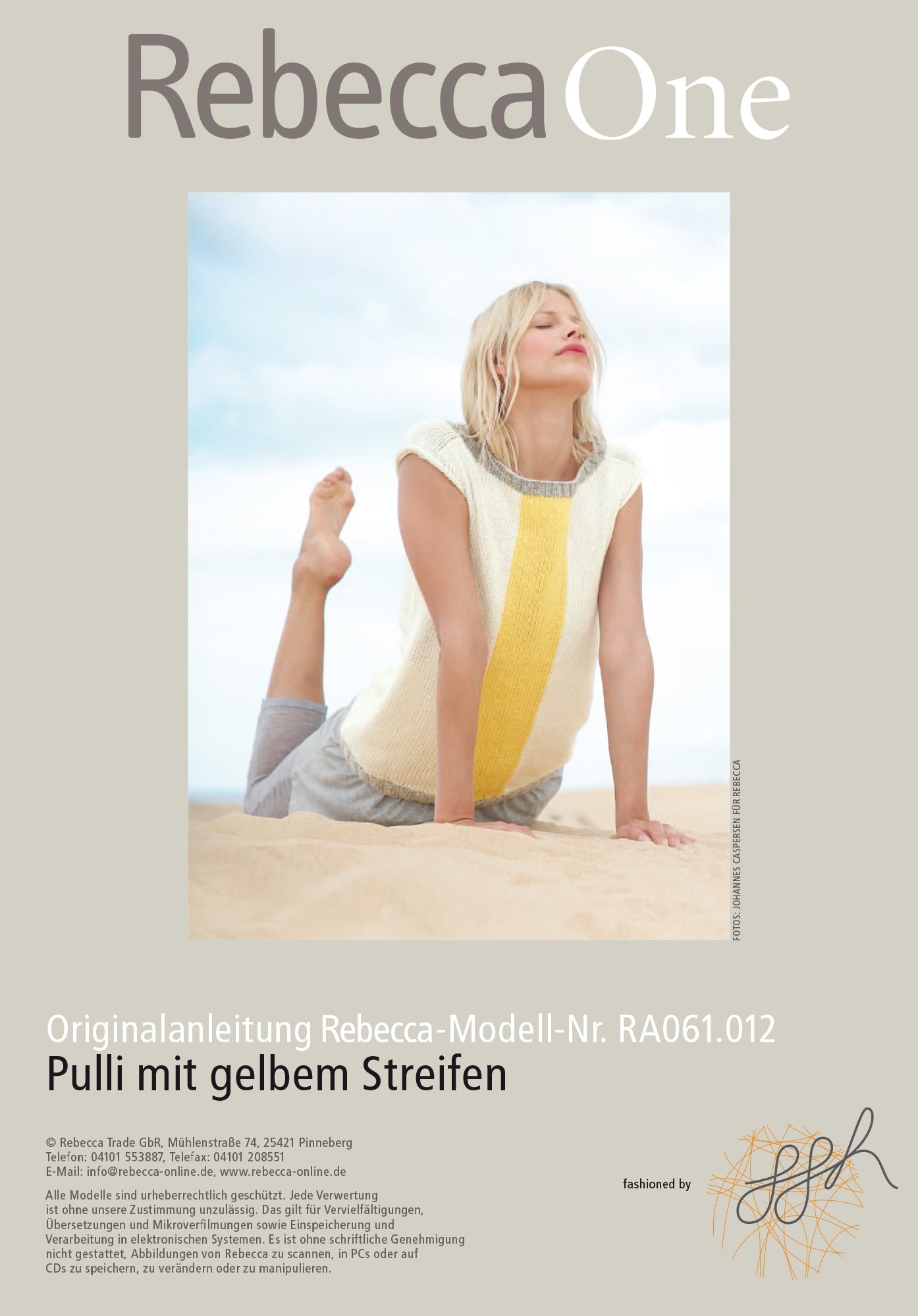 Pulli mit gelbem Streifen - Rebecca - Online.de