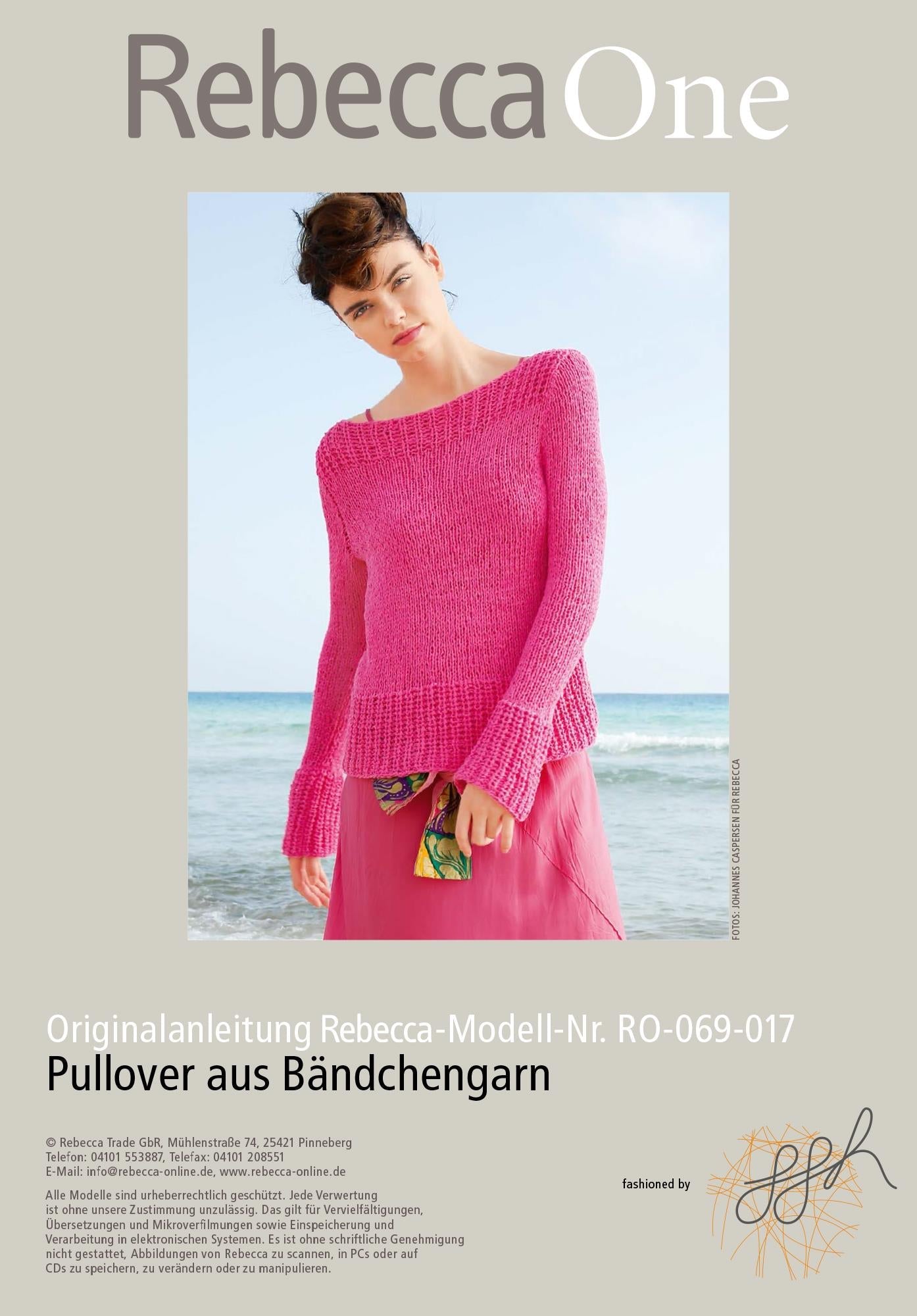 Pullover aus Bändchengarn - Rebecca - Online.de