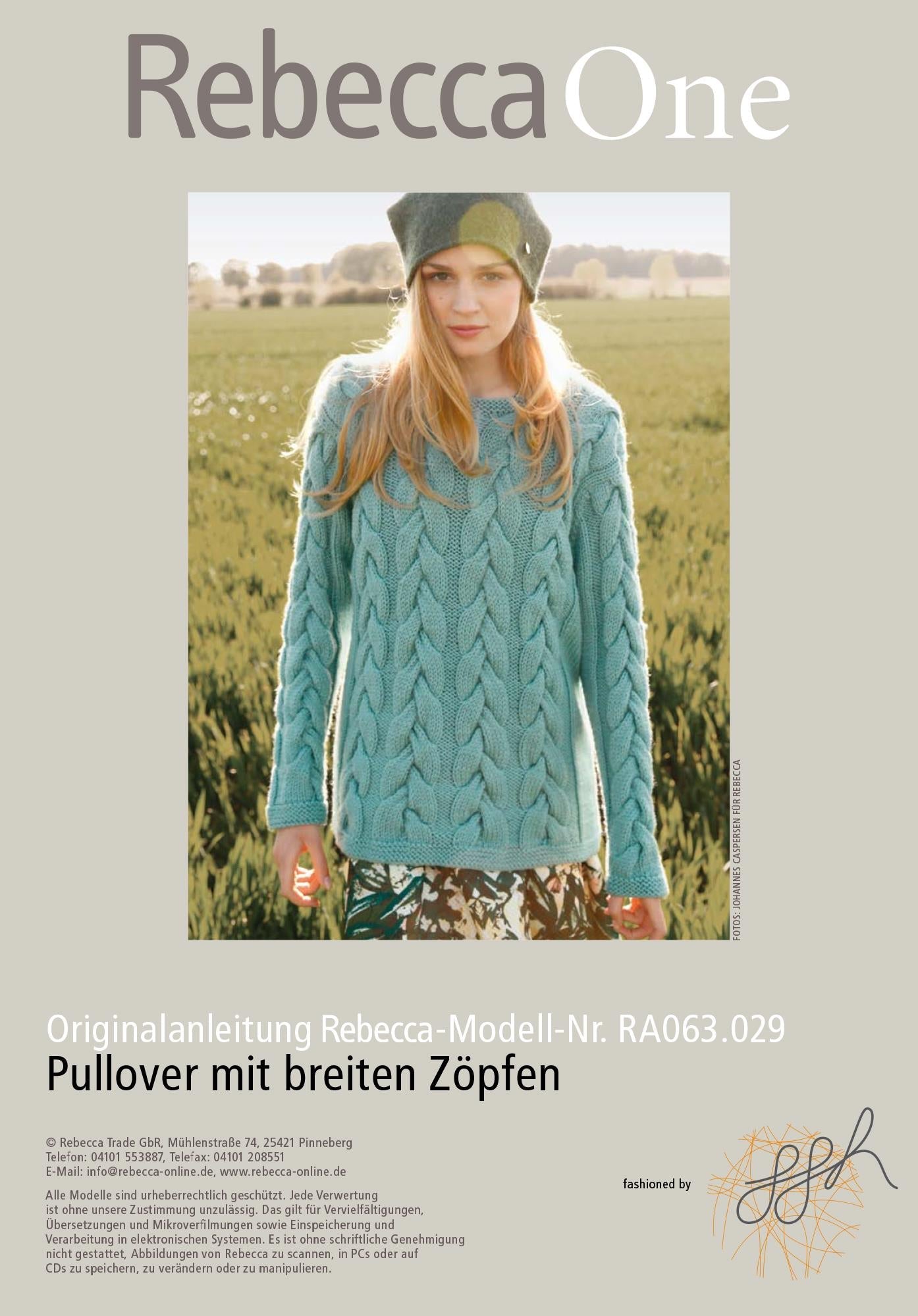 Pullover mit breiten Zöpfen - Rebecca - Online.de