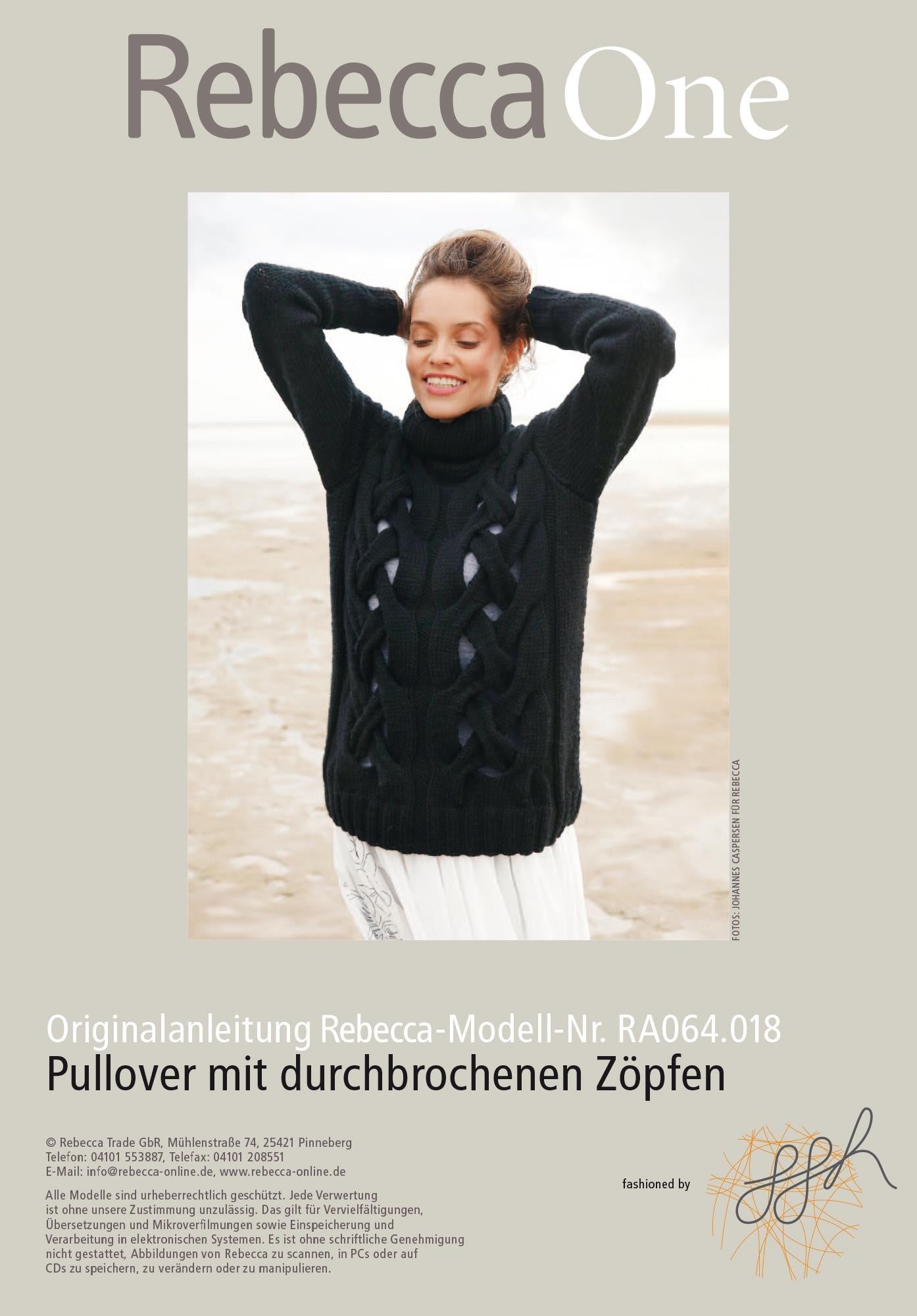 Pullover mit durchbrochenen Zöpfen - Rebecca - Online.de