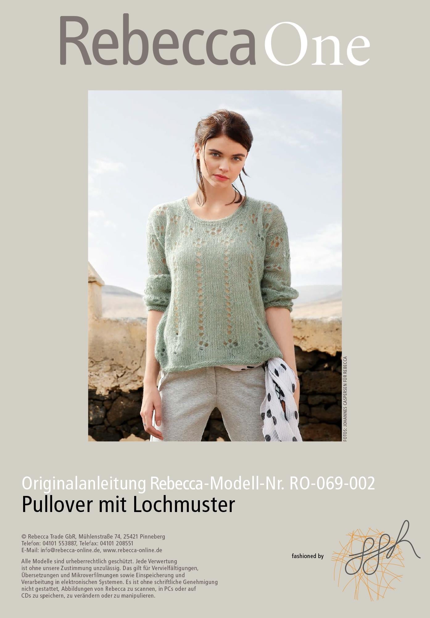 Pullover mit Lochmuster - Rebecca - Online.de