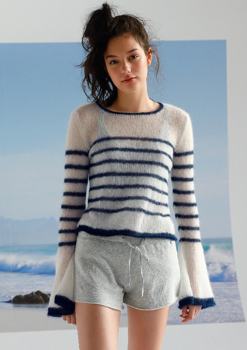 Pullover mit Trompetenärmeln | rebecca-online.de