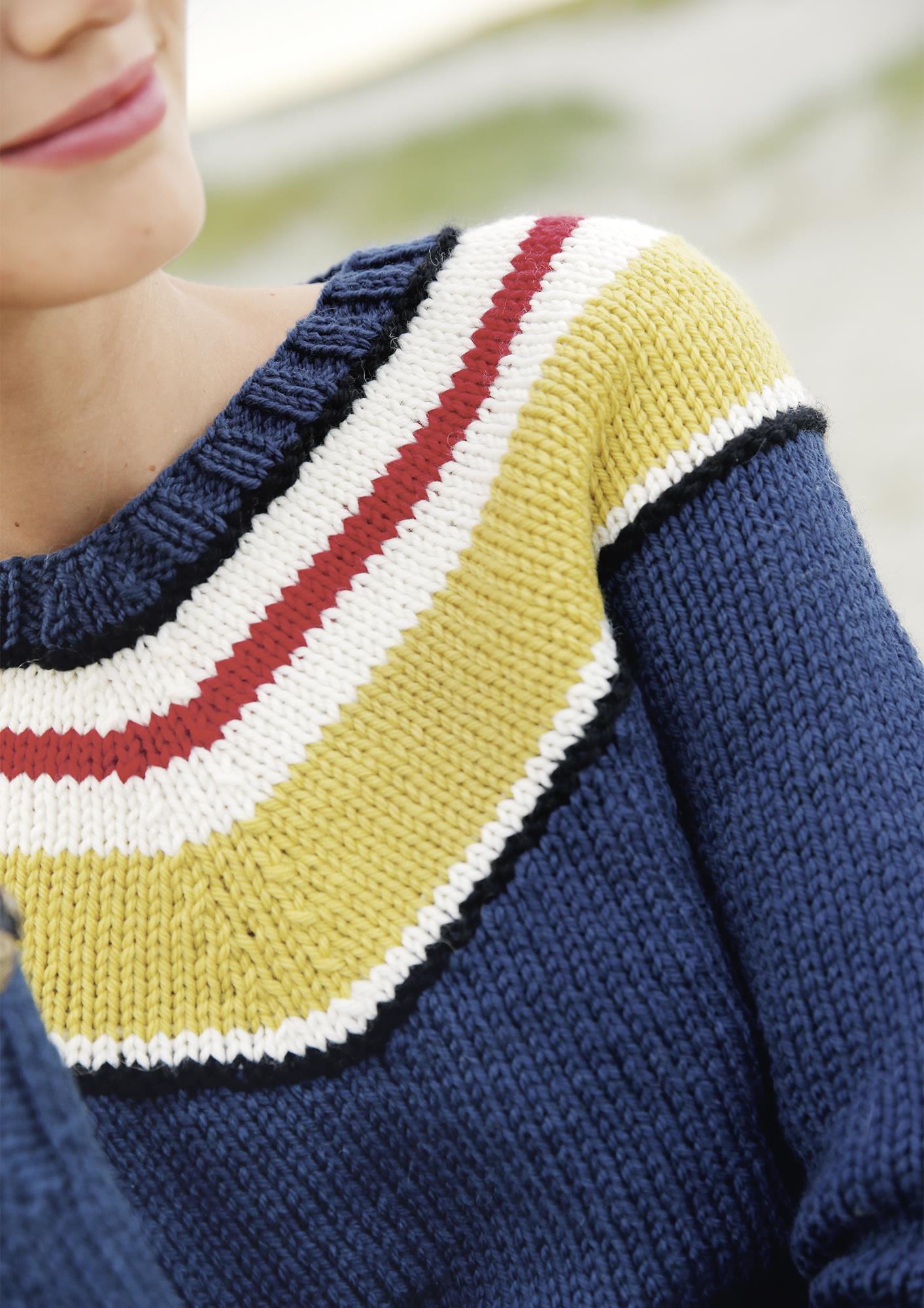 Pullover mit V - Passe - Rebecca - Online.de