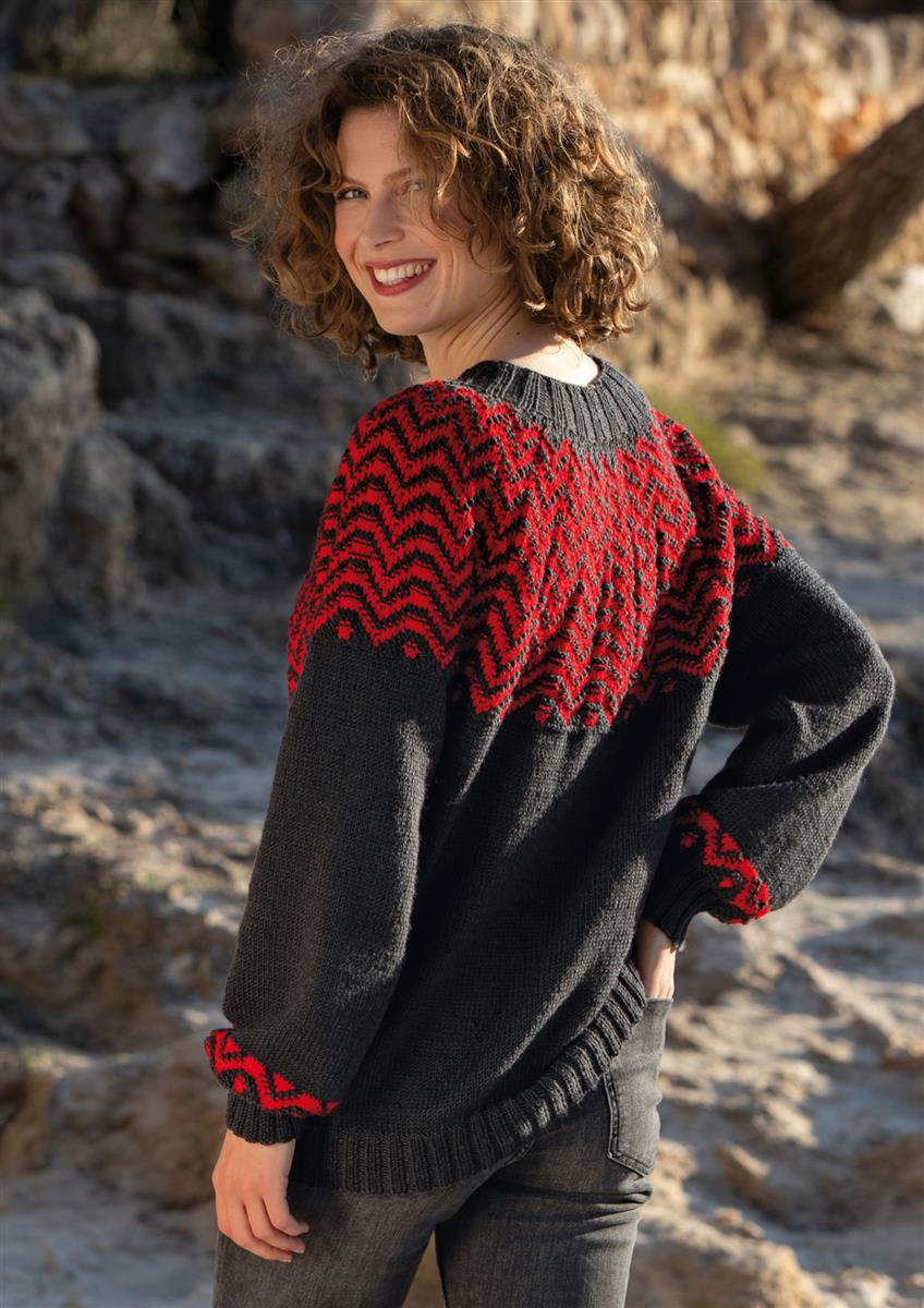 Pullover Rosso Grafito - rebecca - online.de