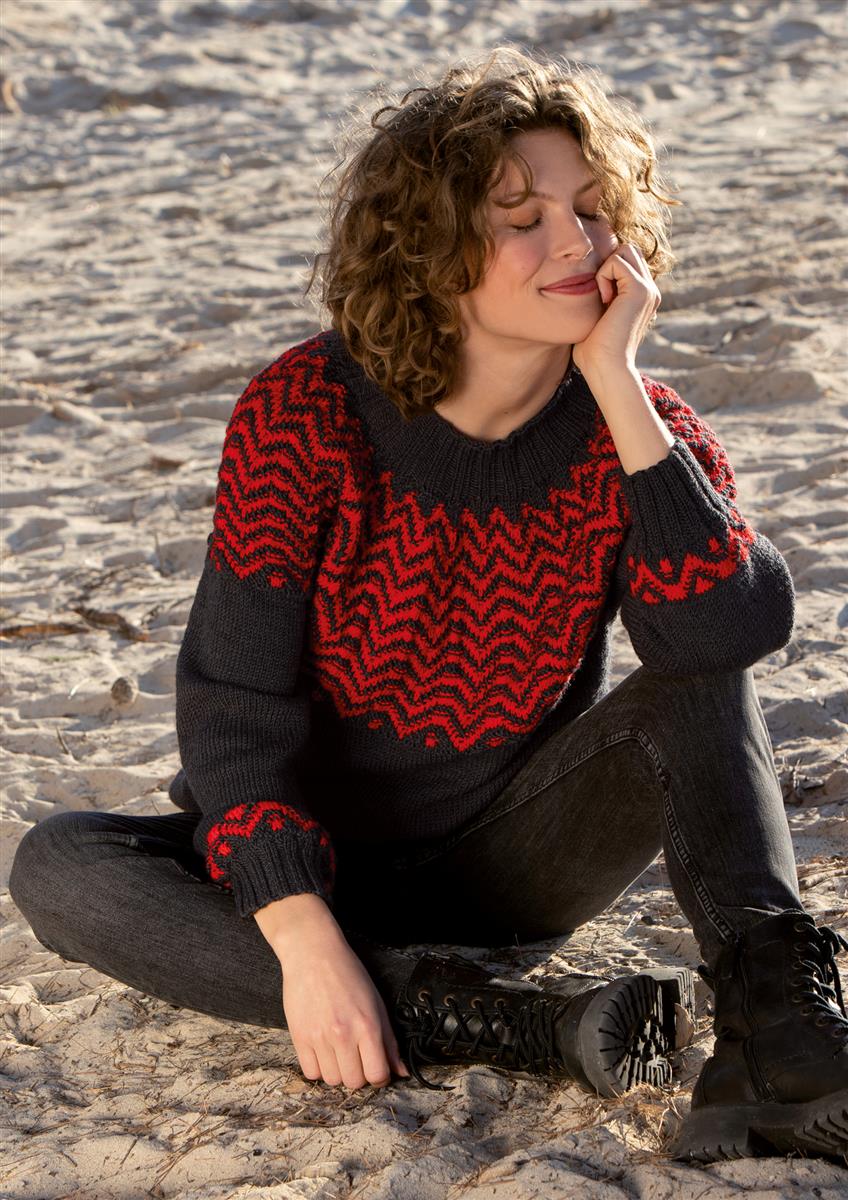 Pullover Rosso Grafito - rebecca - online.de