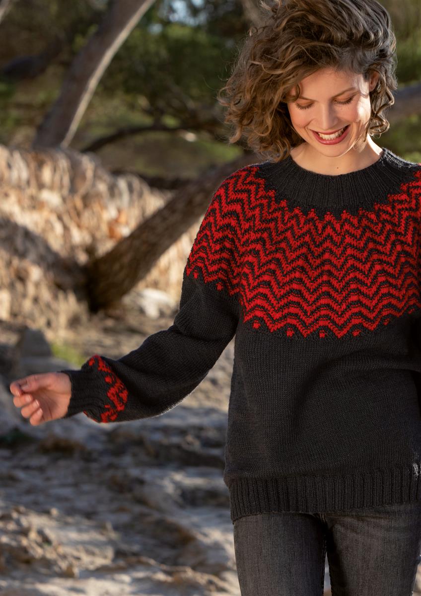 Pullover Rosso Grafito - rebecca - online.de