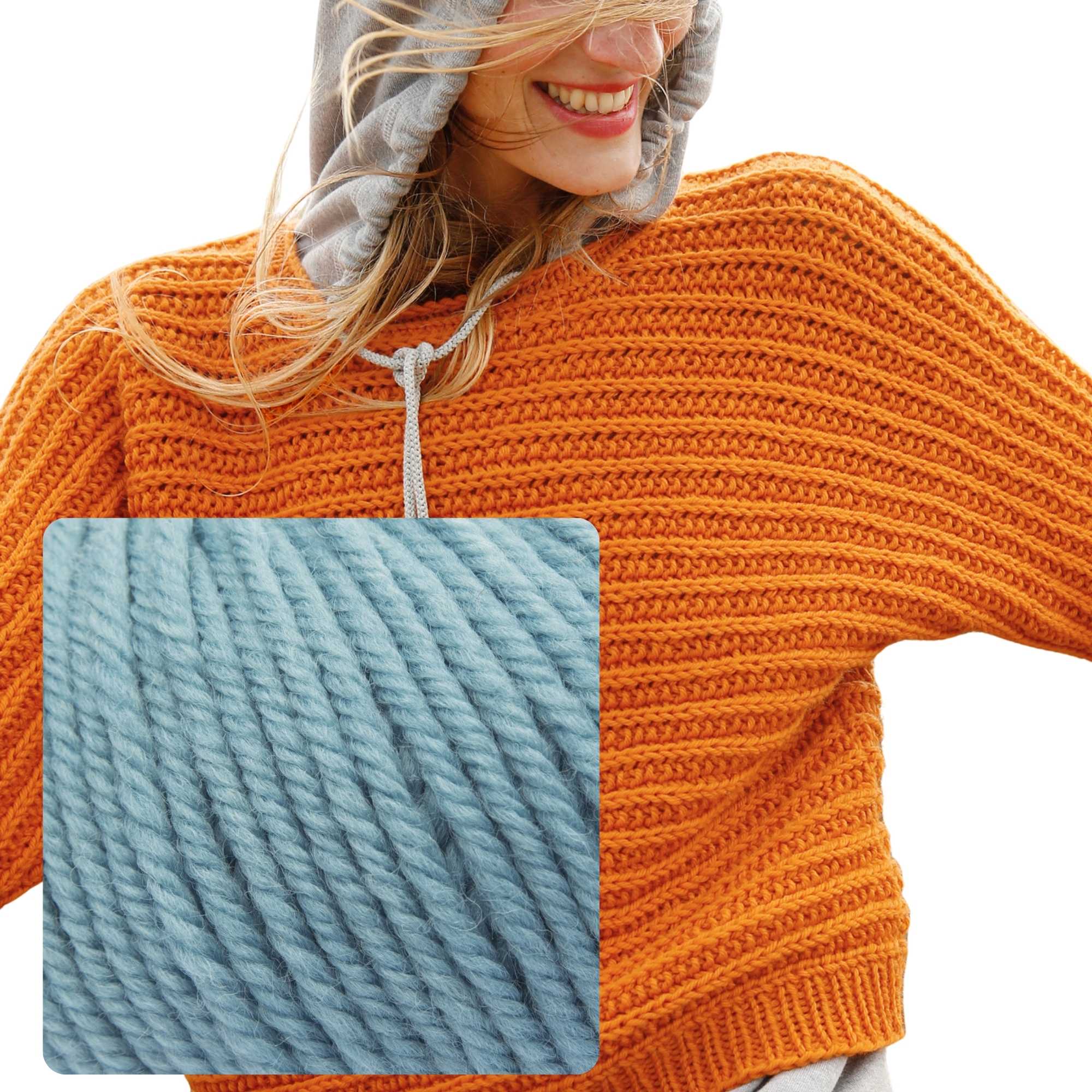 Quer gestrickter Pullover - rebecca - online.de
