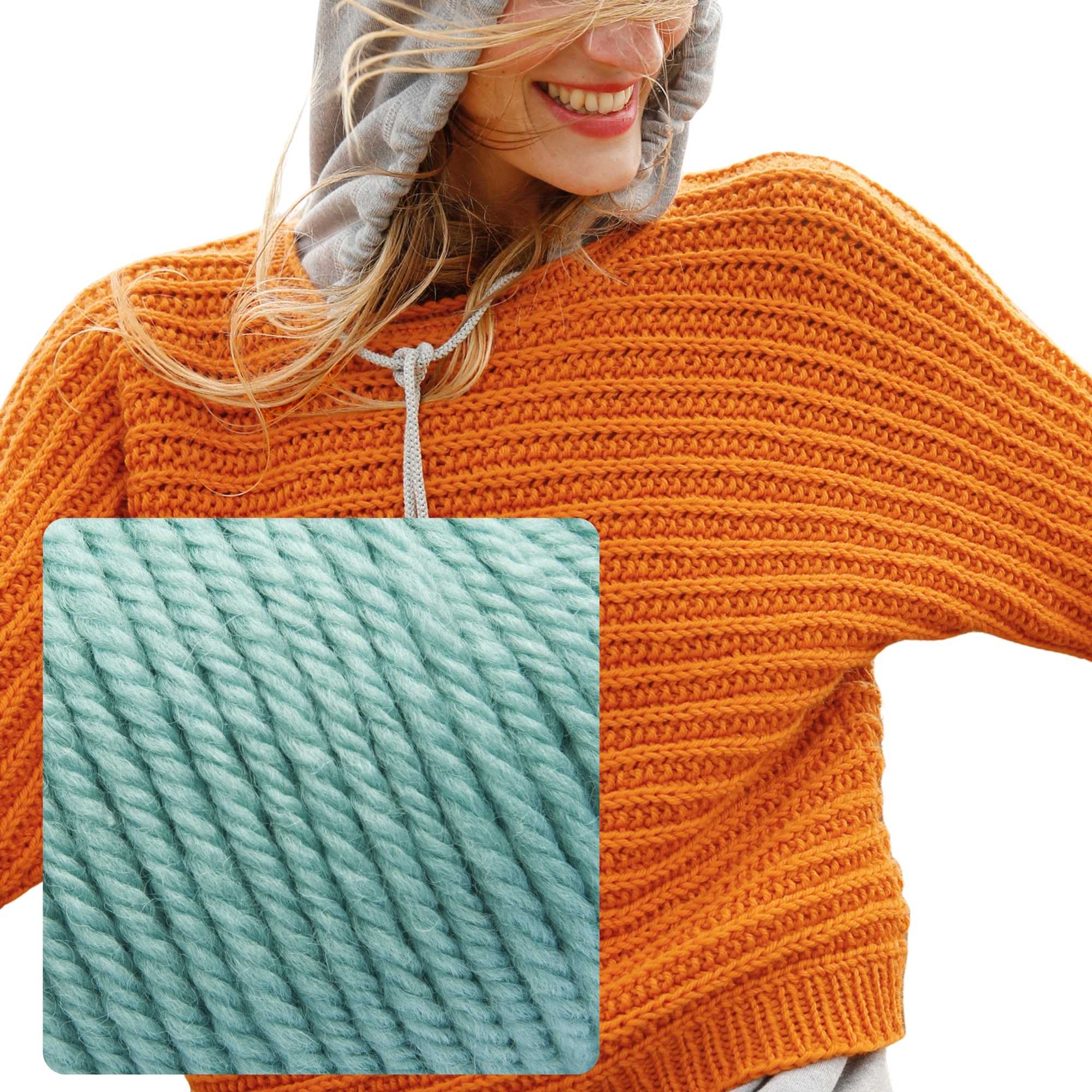 Quer gestrickter Pullover - rebecca - online.de