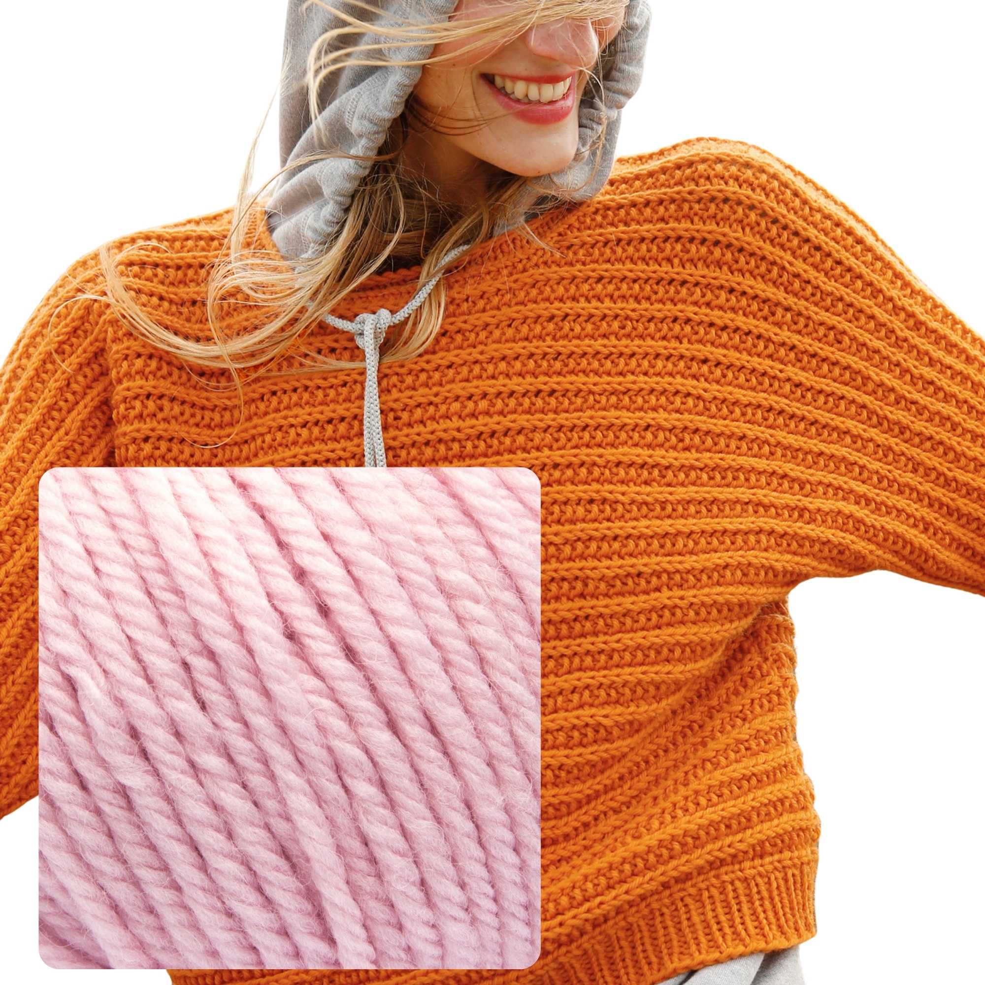 Quer gestrickter Pullover - rebecca - online.de
