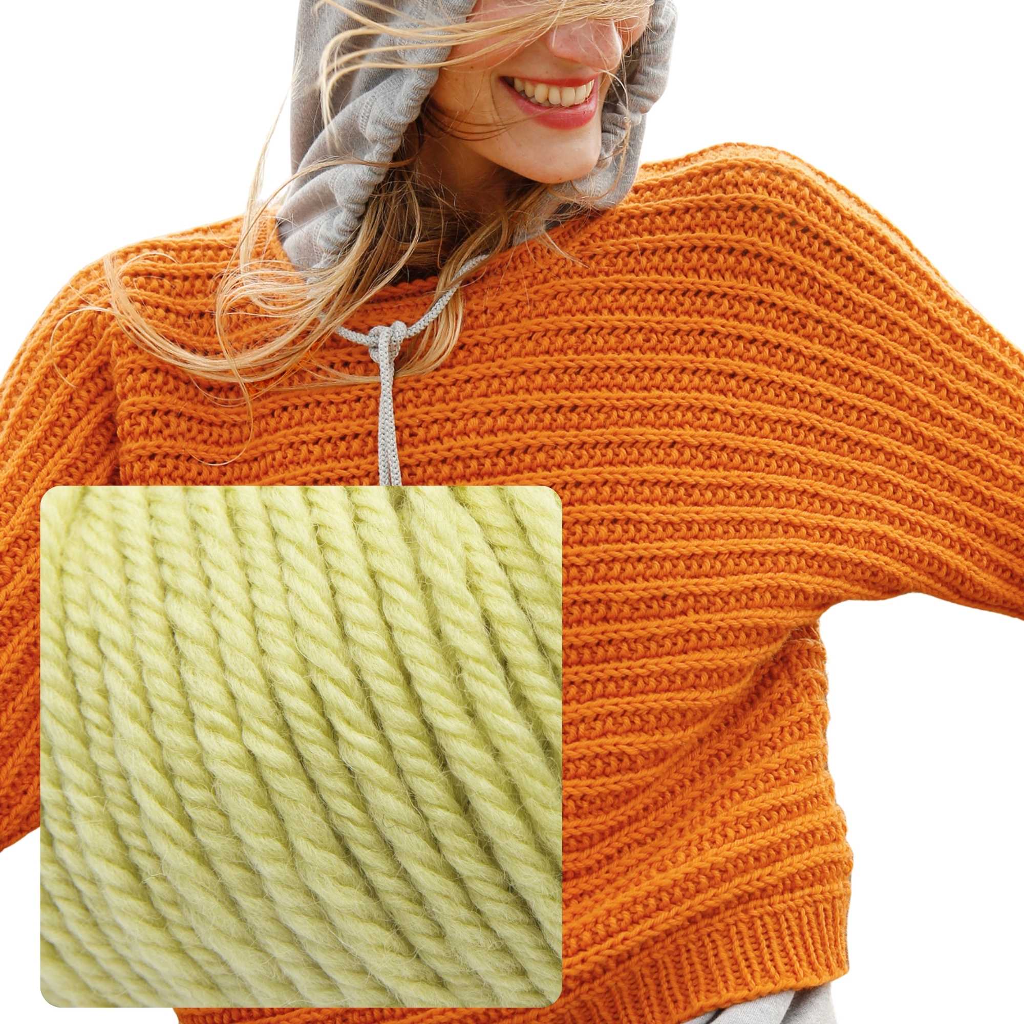 Quer gestrickter Pullover - rebecca - online.de