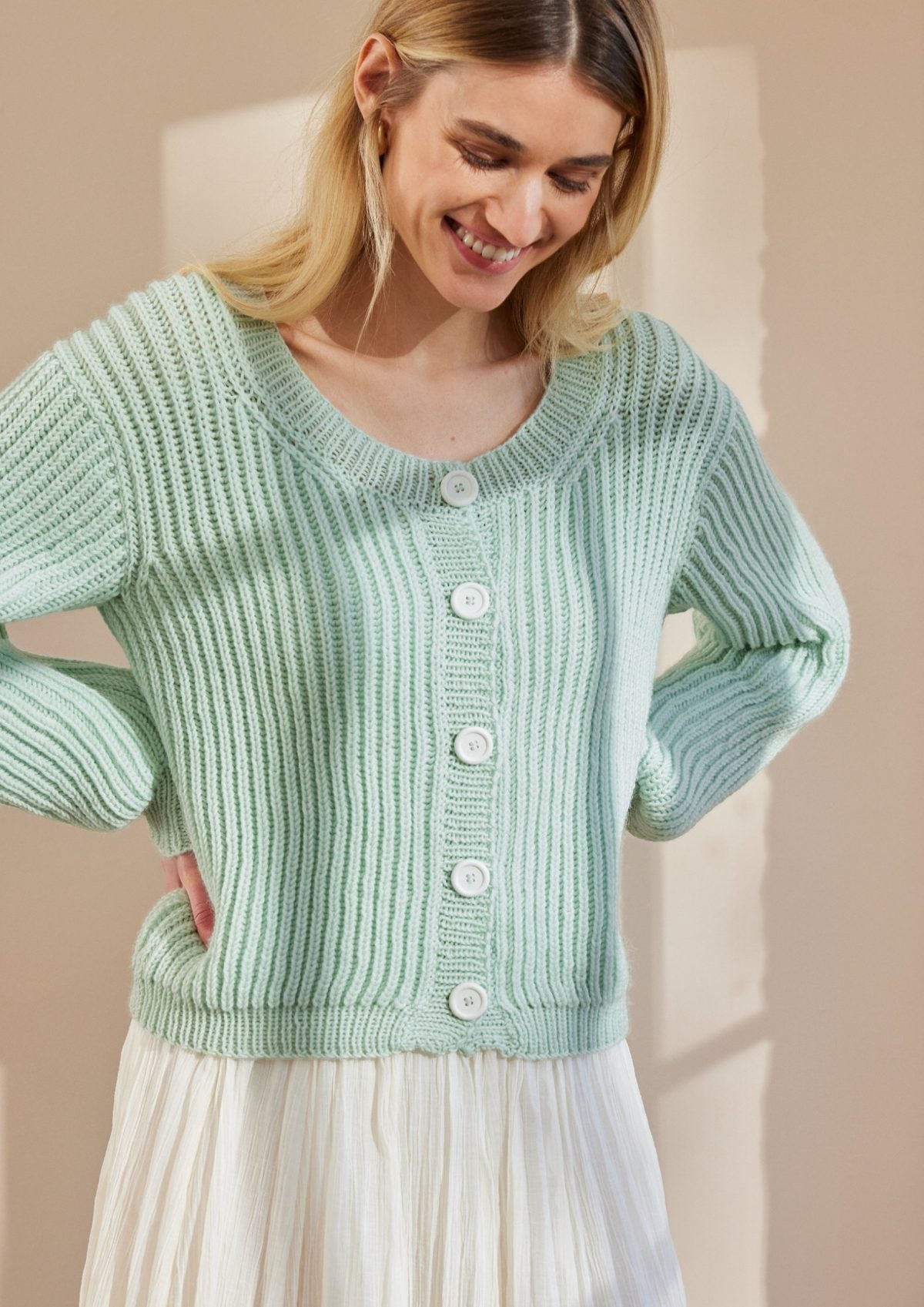Cardigan Wolkenlos
