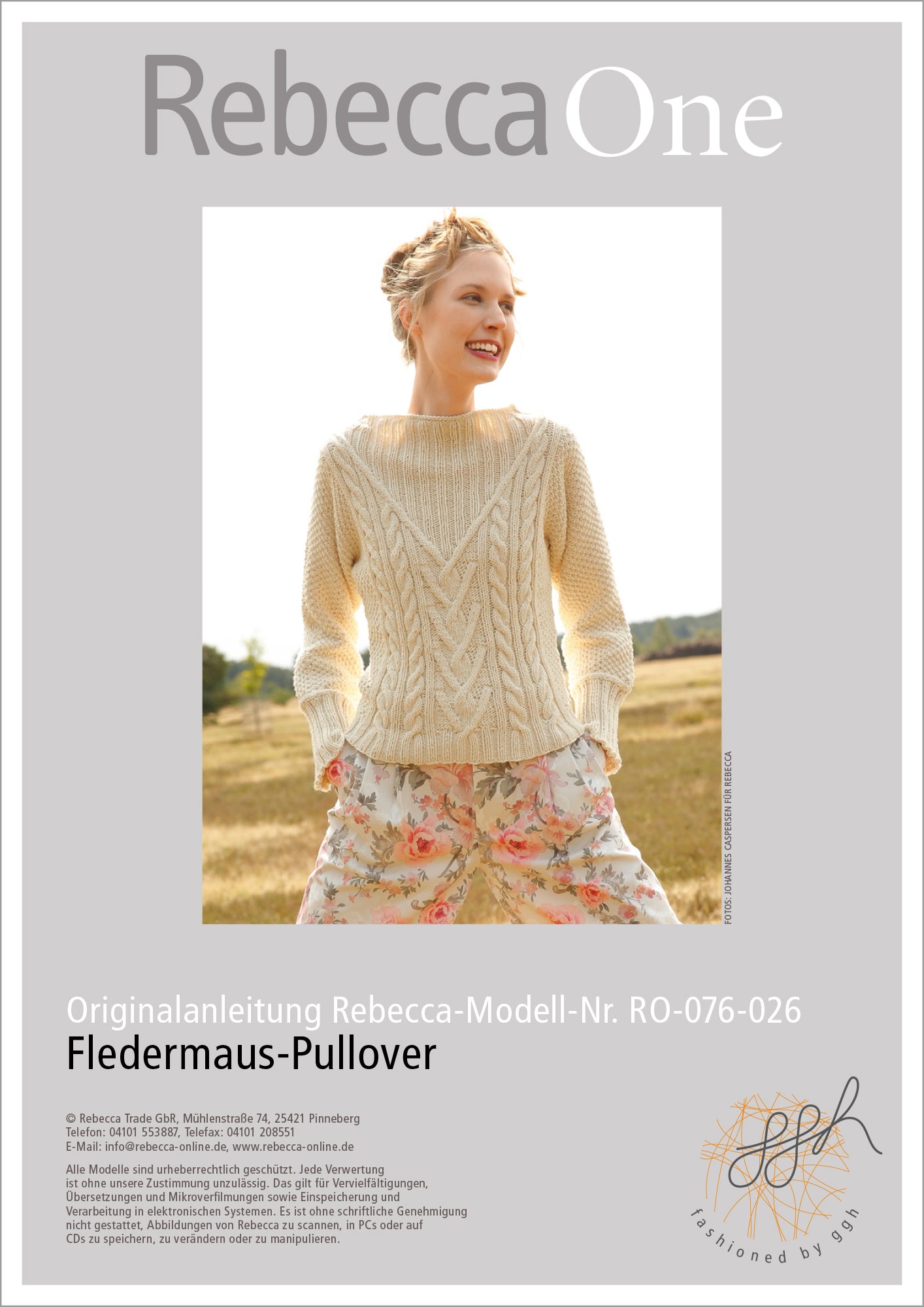 Strickanleitung - Fledermaus-Pullover