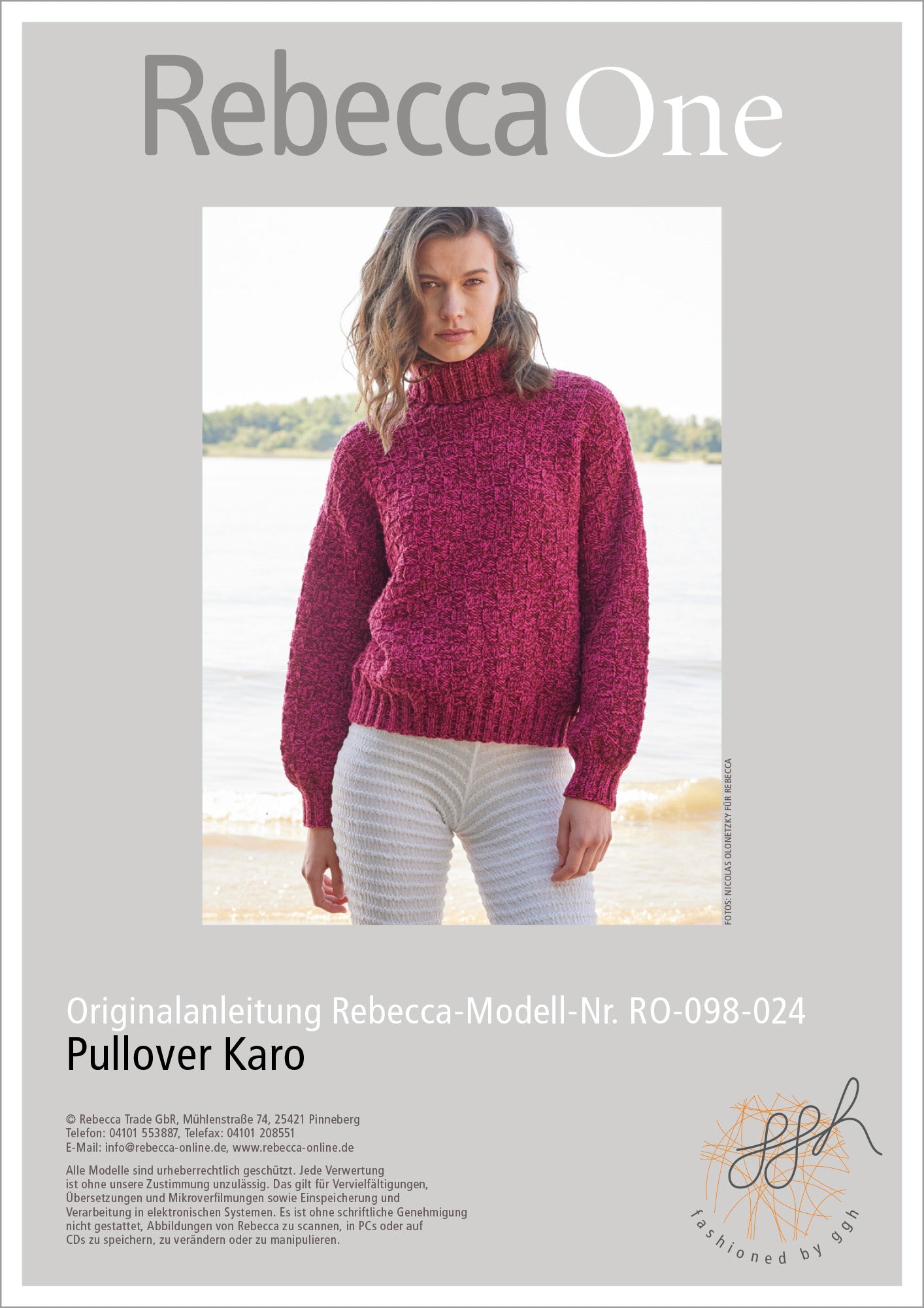 Anleitung - Pullover Karo