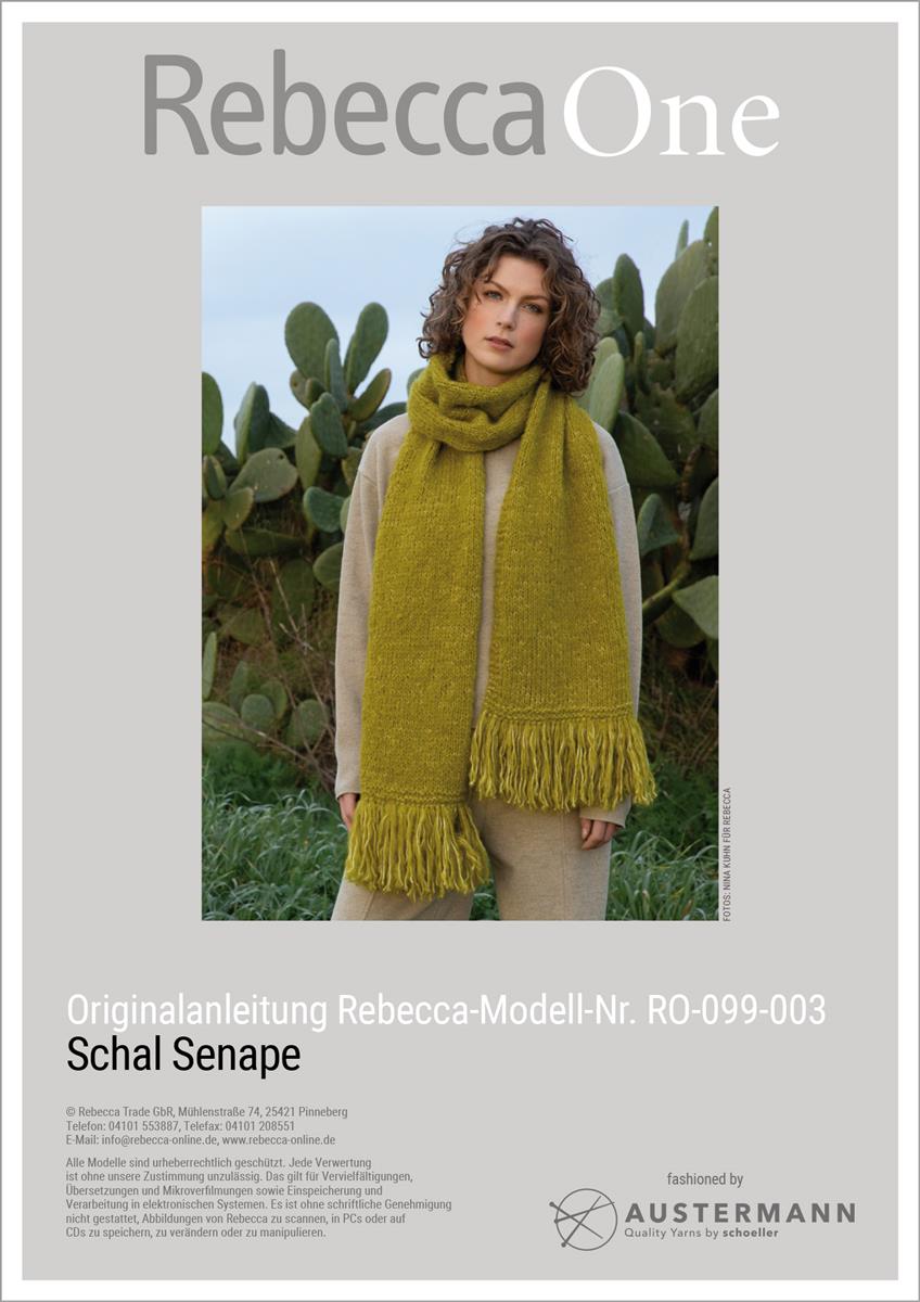 Anleitung: Schal Senape