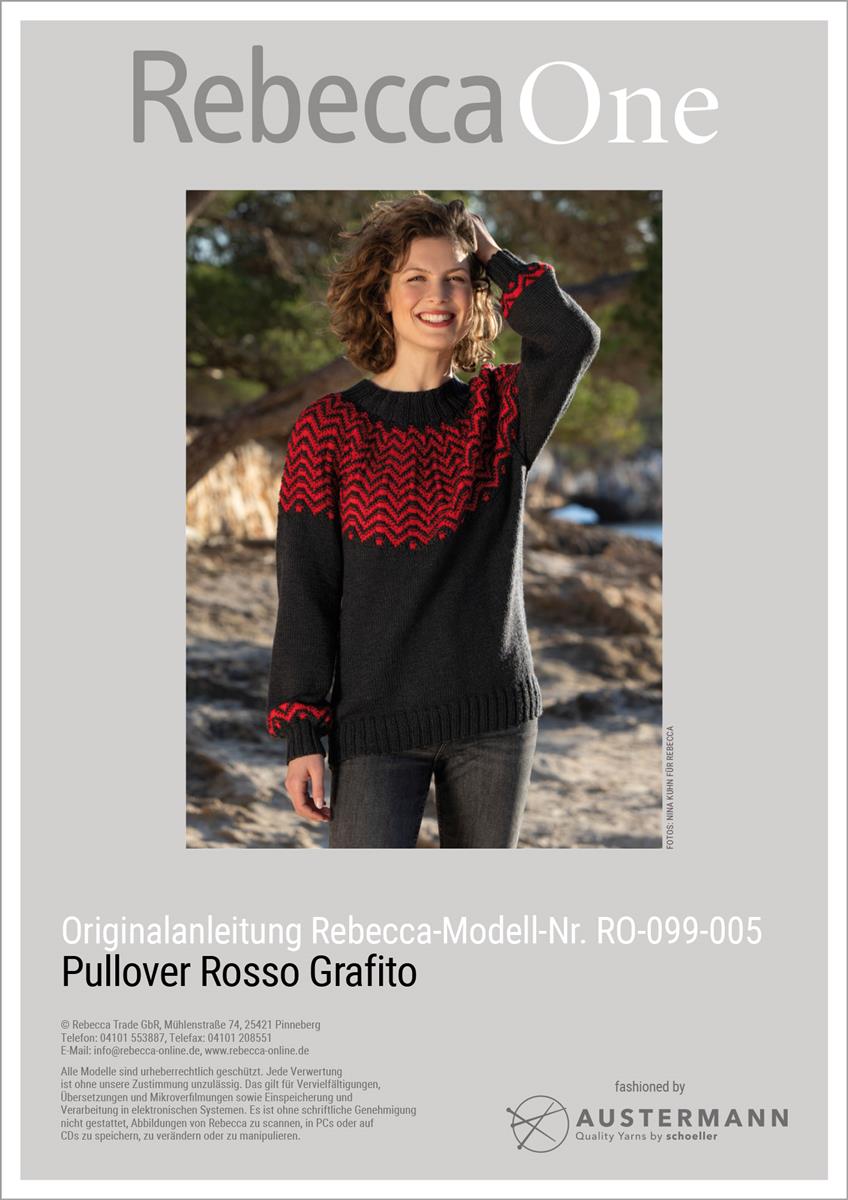 Anleitung: Pullover Rosso Grafito