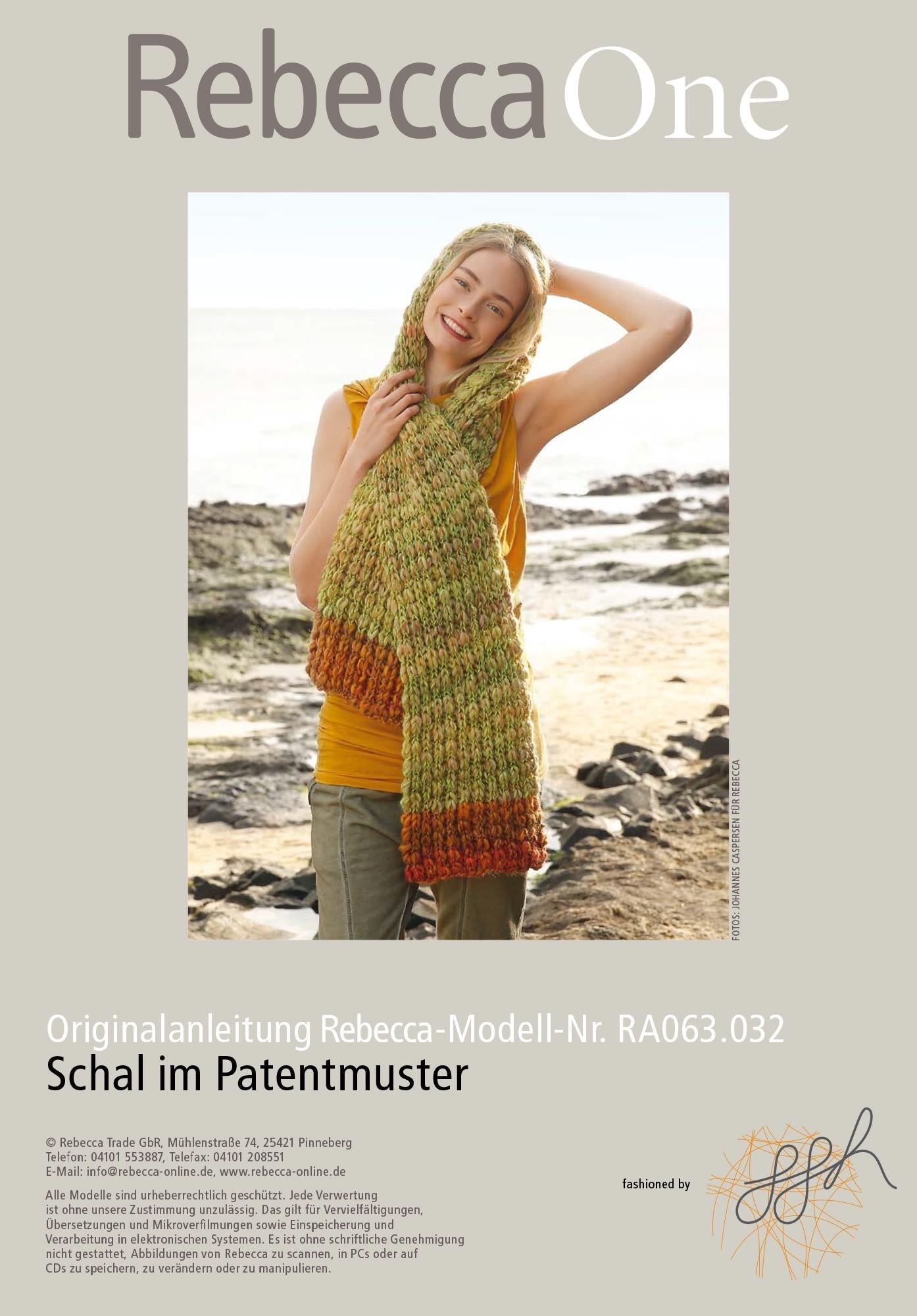 Schal im Patentmuster - Rebecca - Online.de