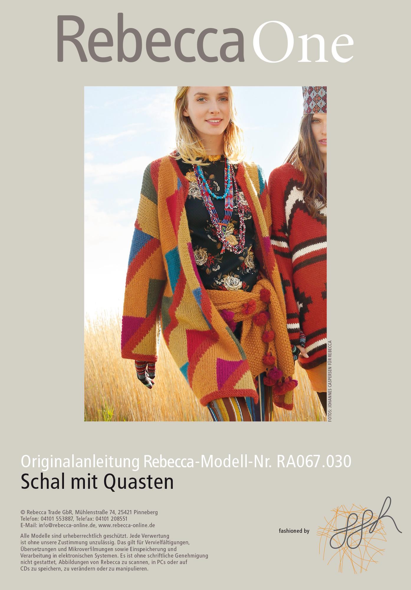 Schal mit Quasten - Rebecca - Online.de