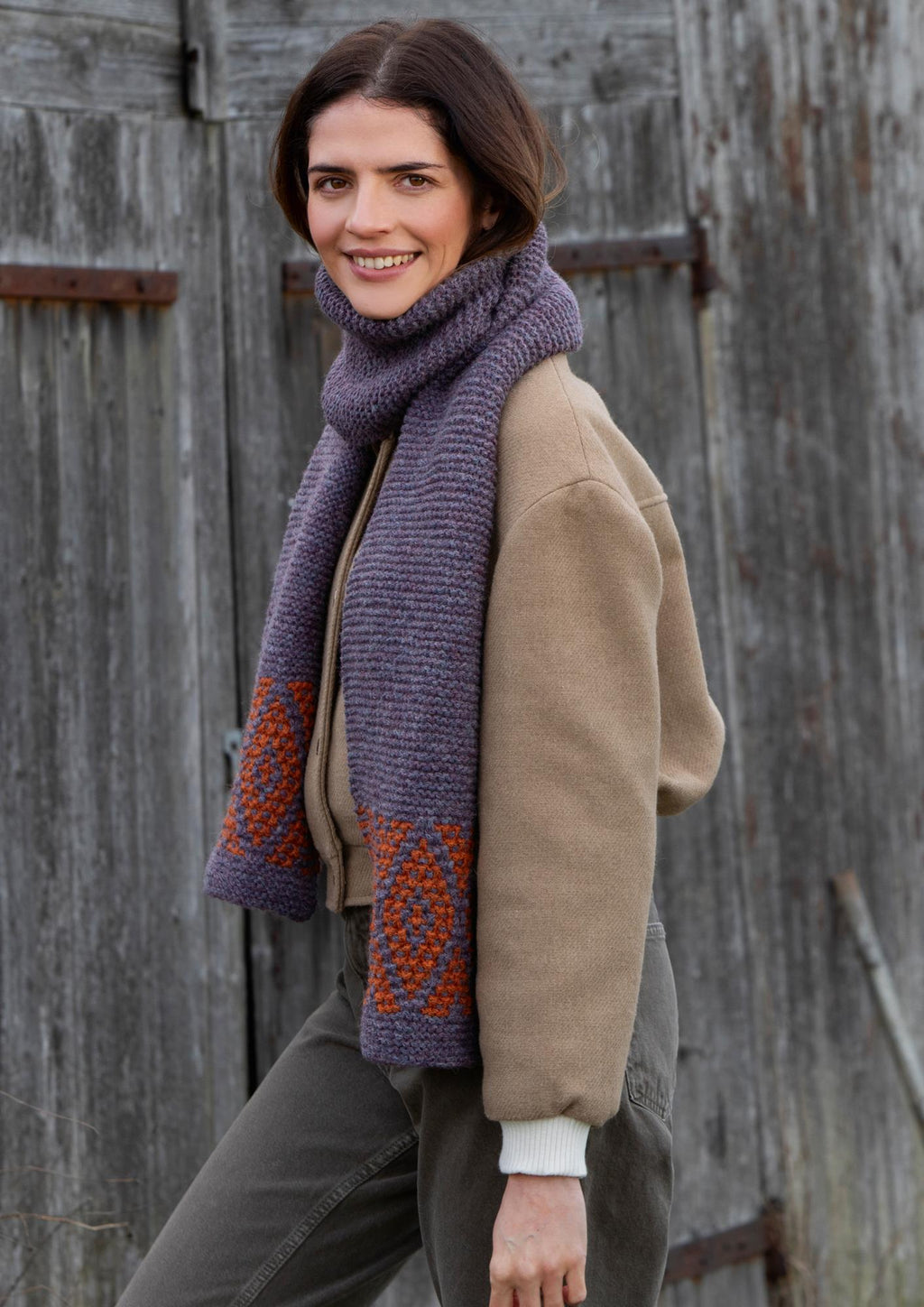 Schal Rippenrhomben - Rebecca - Online.de
