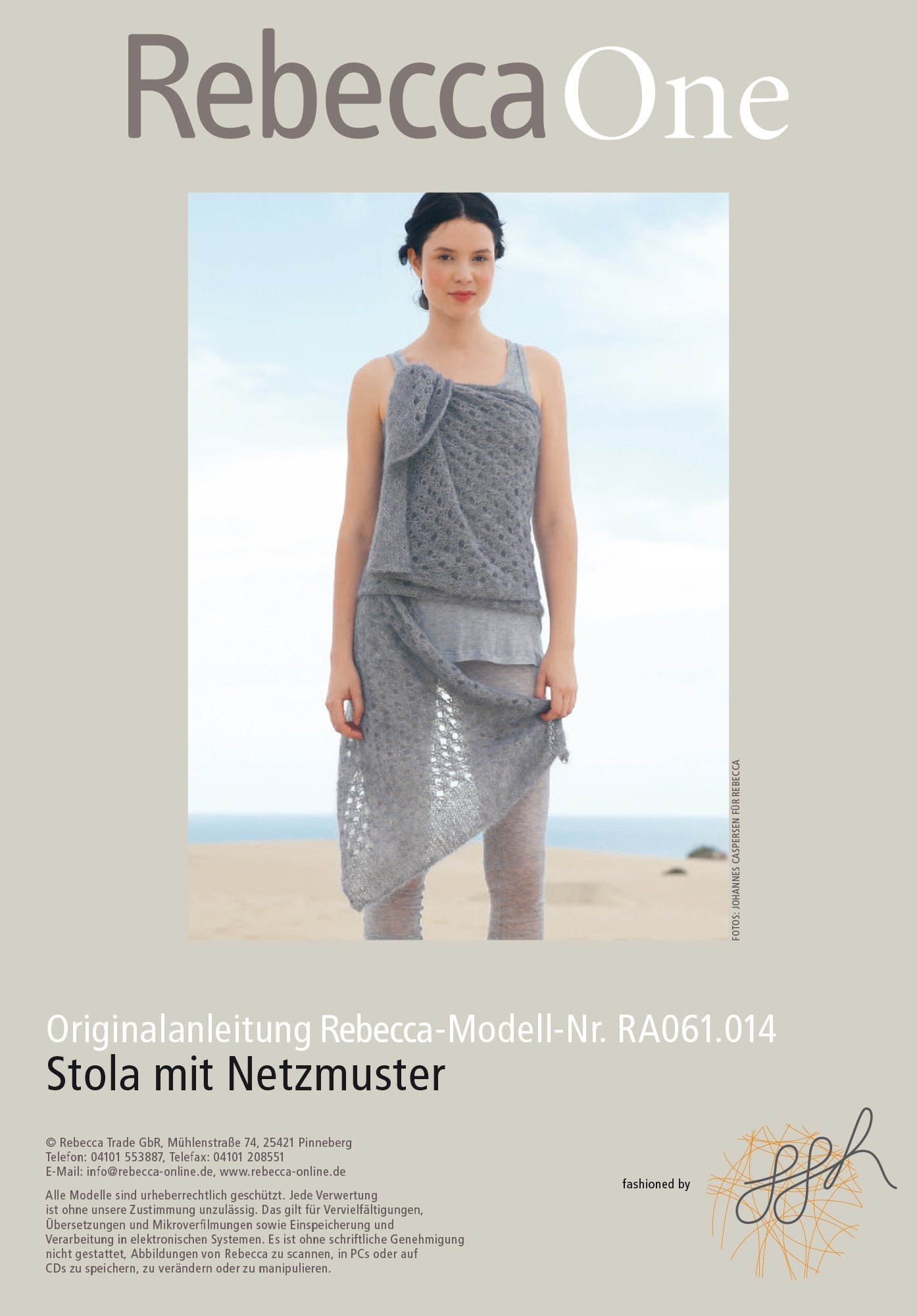 Stola mit Netzmuster - Rebecca - Online.de