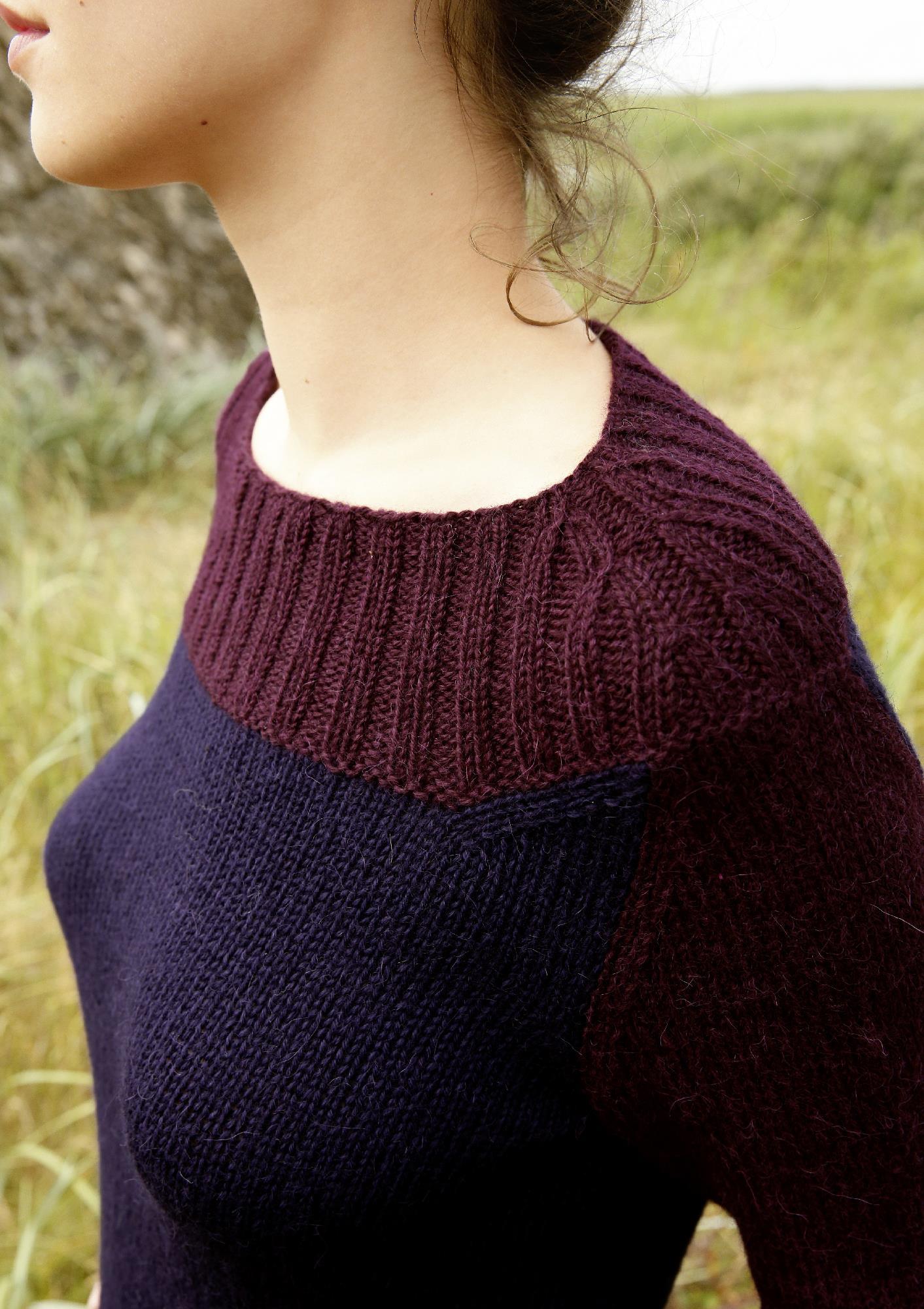 Strickanleitung - 2 - farbiger Pullover - Rebecca - Online.de