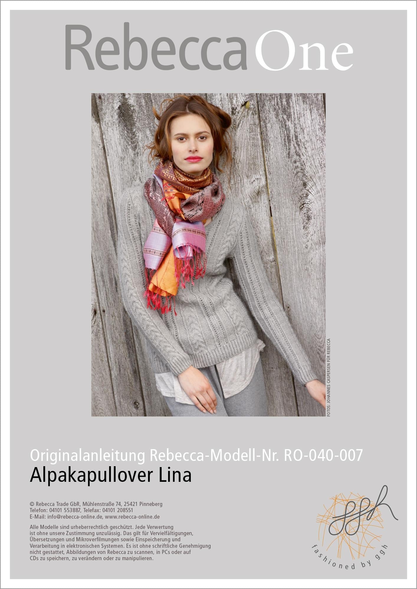 Strickanleitung - Alpakapullover Lina - Rebecca - Online.de