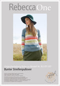 Strickanleitung - Bunter Streifenpullover | rebecca - online.de