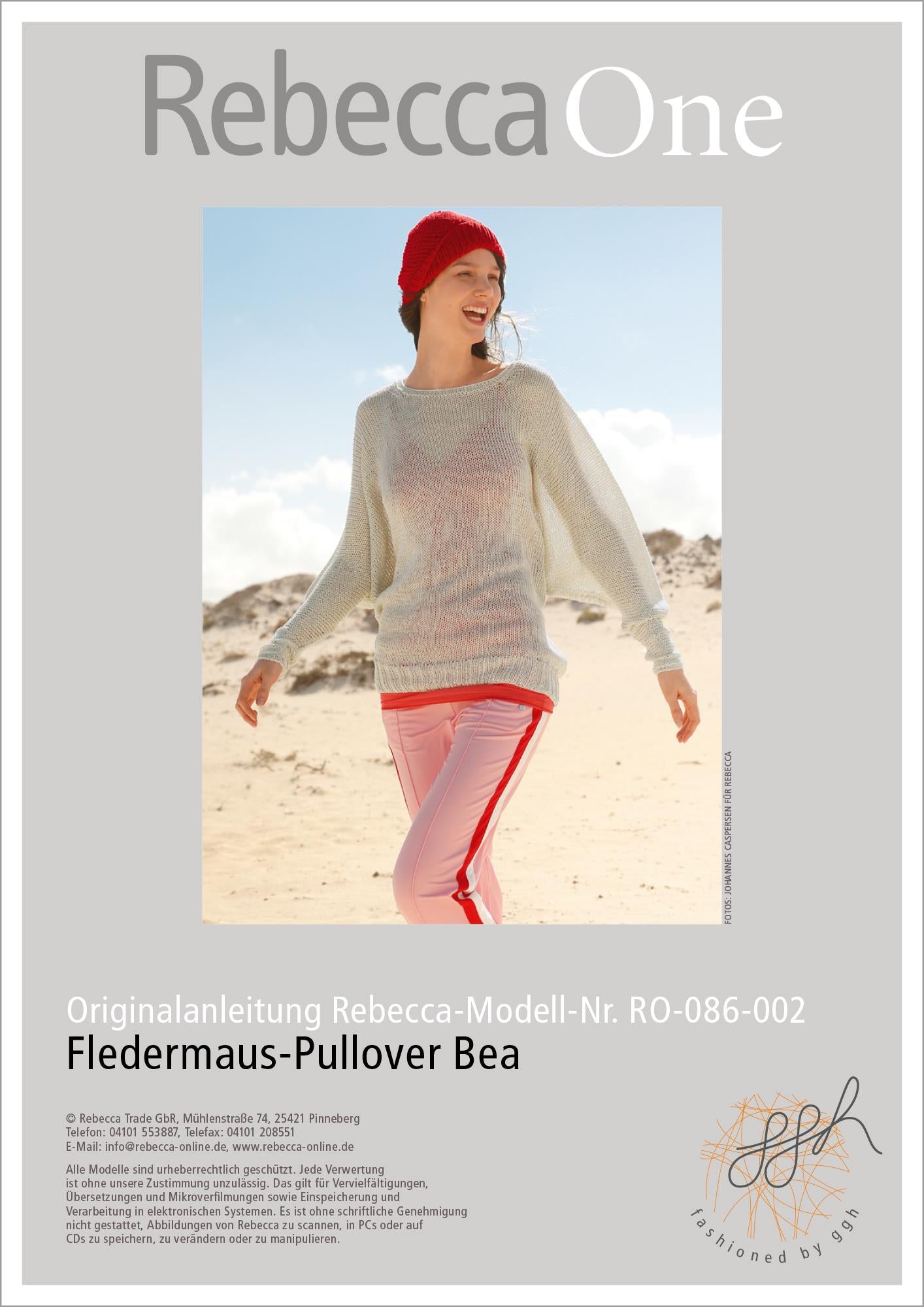 Strickanleitung – Fledermaus Pullover Bea - Rebecca - Online.de