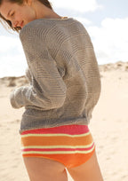 Strickanleitung - Geringelter Bikini - Rebecca - Online.de