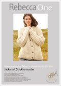 Strickanleitung - Jacke mit Strukturmuster | rebecca - online.de