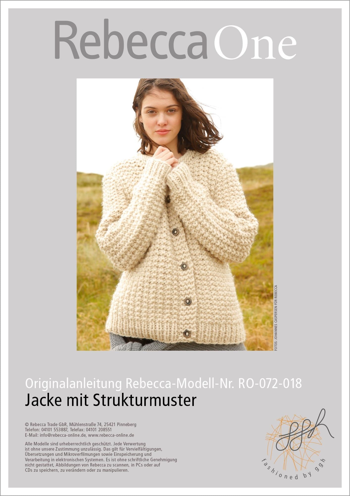 Strickanleitung - Jacke mit Strukturmuster - Rebecca - Online.de