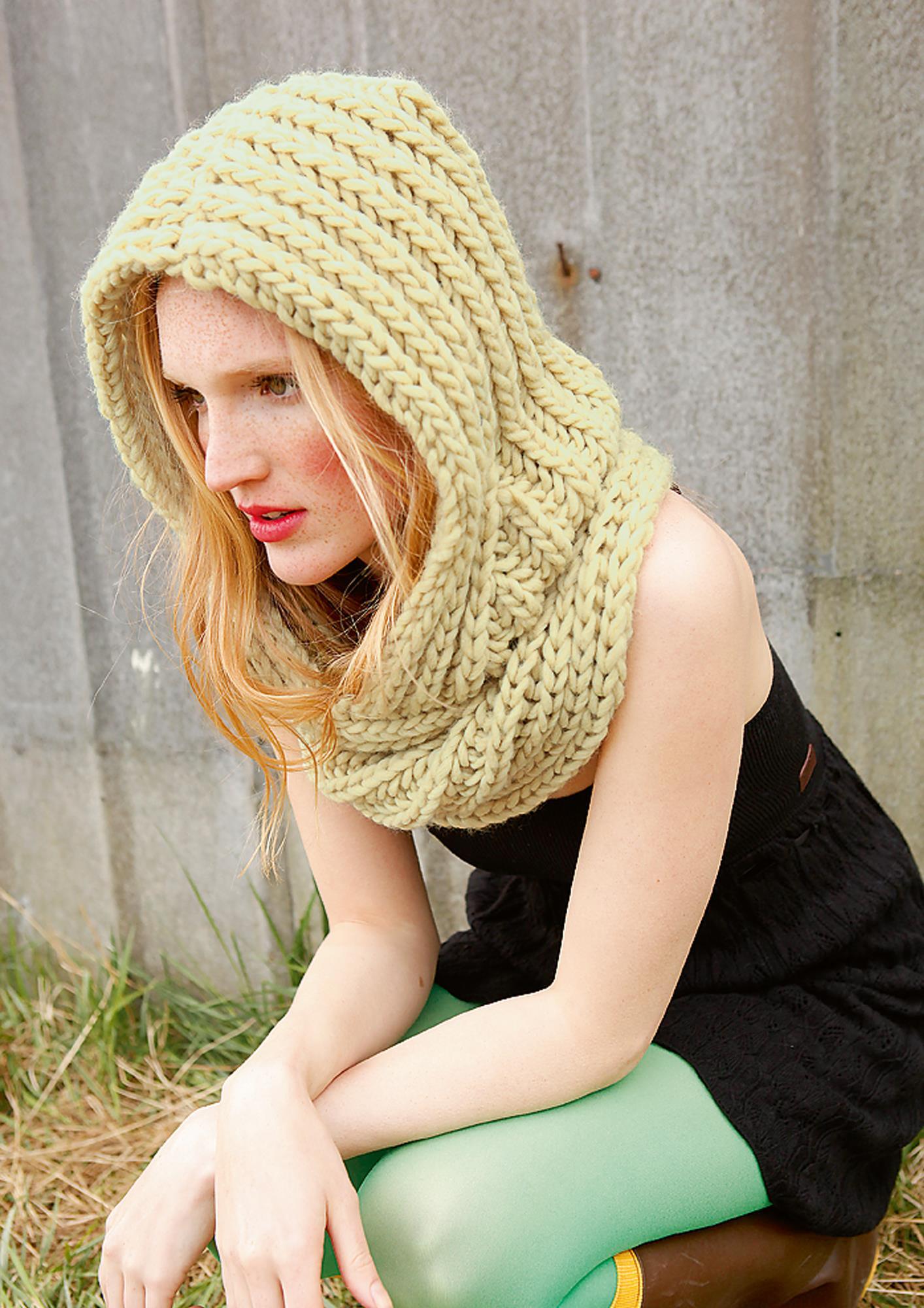 Strickanleitung - Kapuzenkragen - Rebecca - Online.de