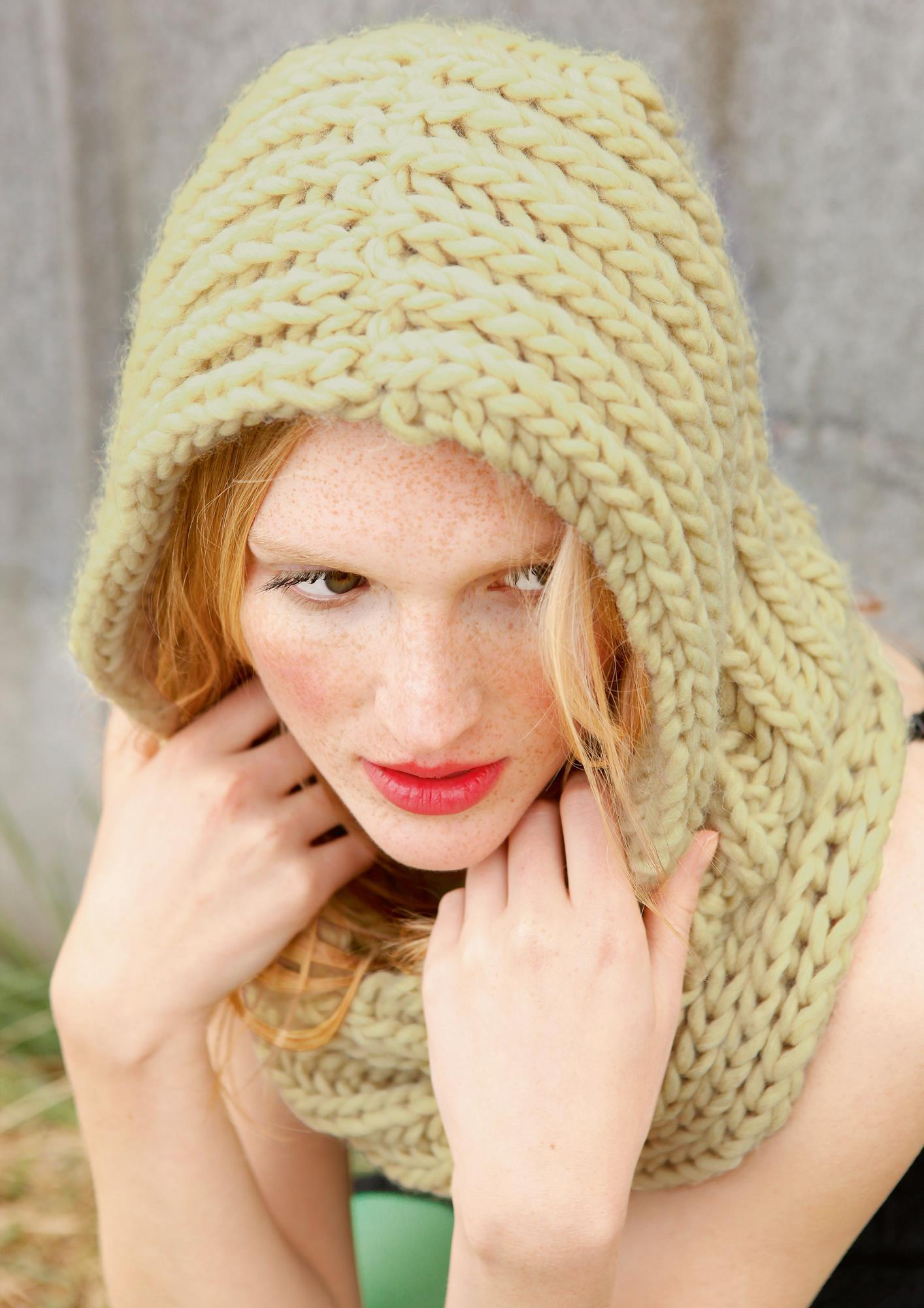Strickanleitung - Kapuzenkragen - Rebecca - Online.de