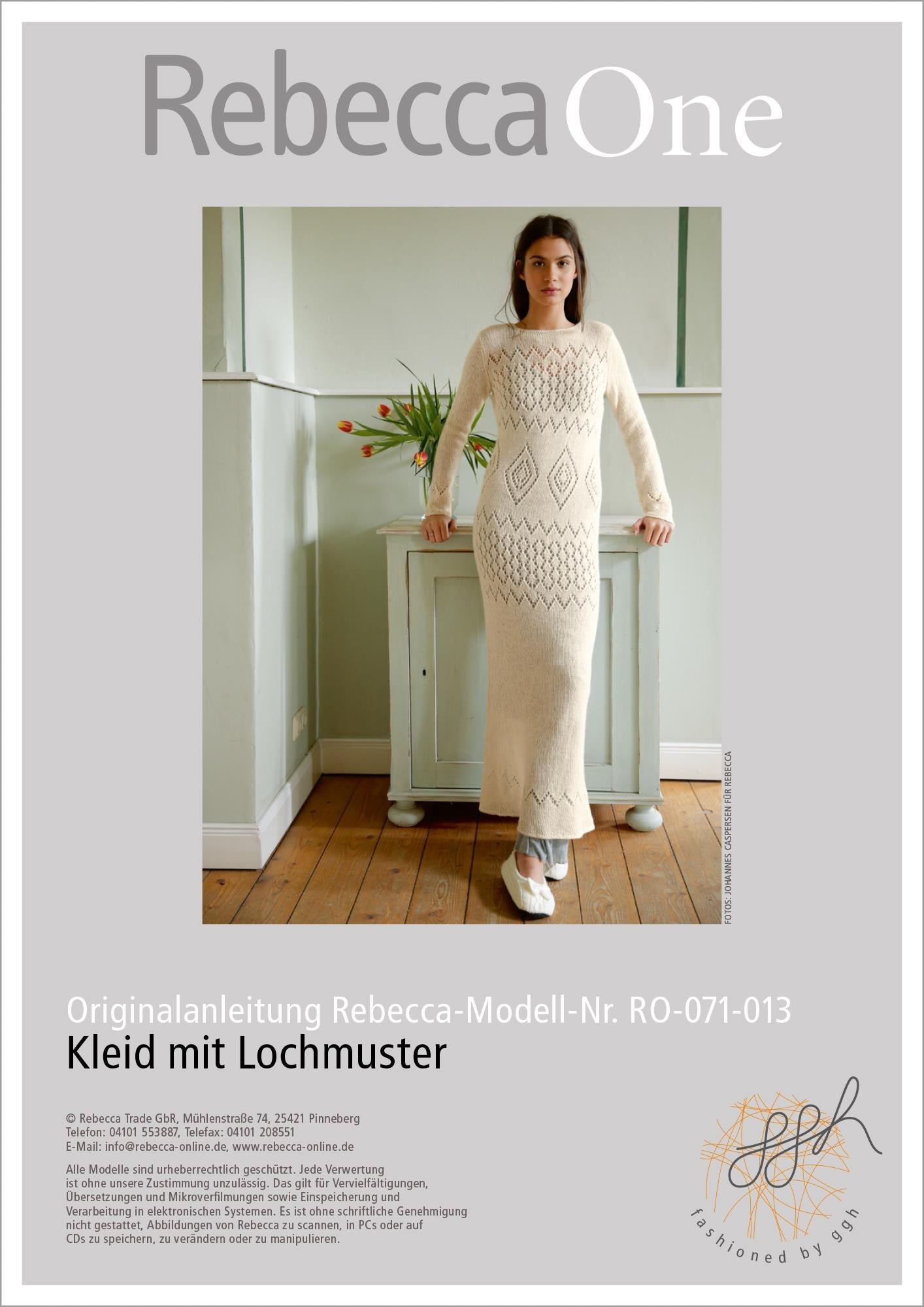 Strickanleitung - Kleid mit Lochmuster - Rebecca - Online.de