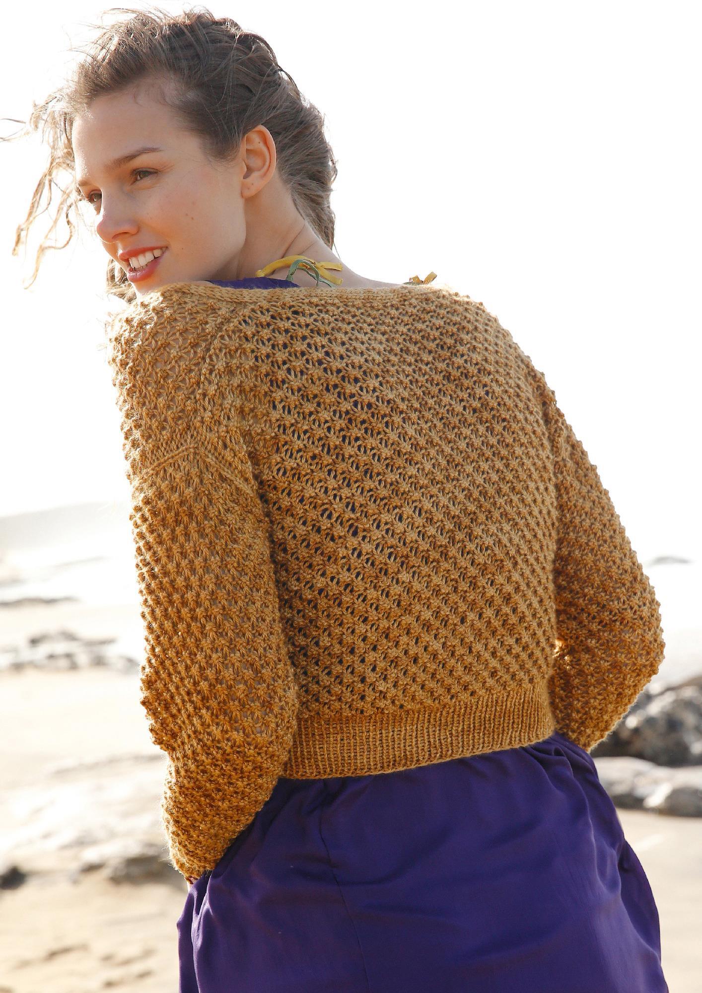 Strickanleitung - Kleine, kurze Jacke - Rebecca - Online.de