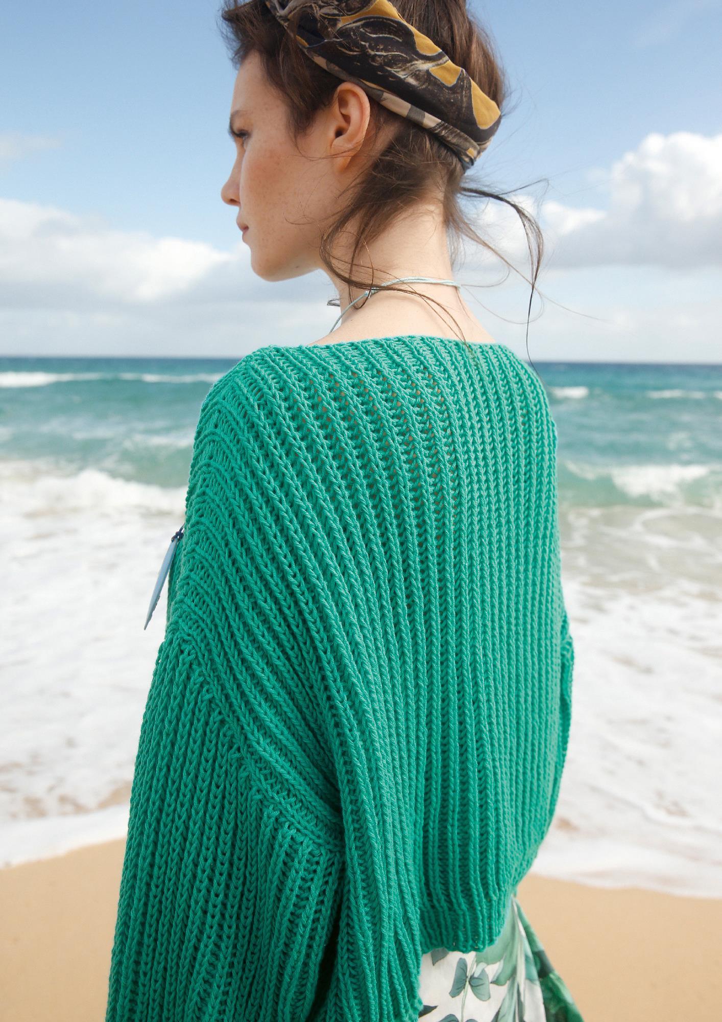 Strickanleitung - Kurzer, weiter Patentpulli - Rebecca - Online.de