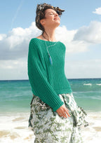 Strickanleitung - Kurzer, weiter Patentpulli - Rebecca - Online.de