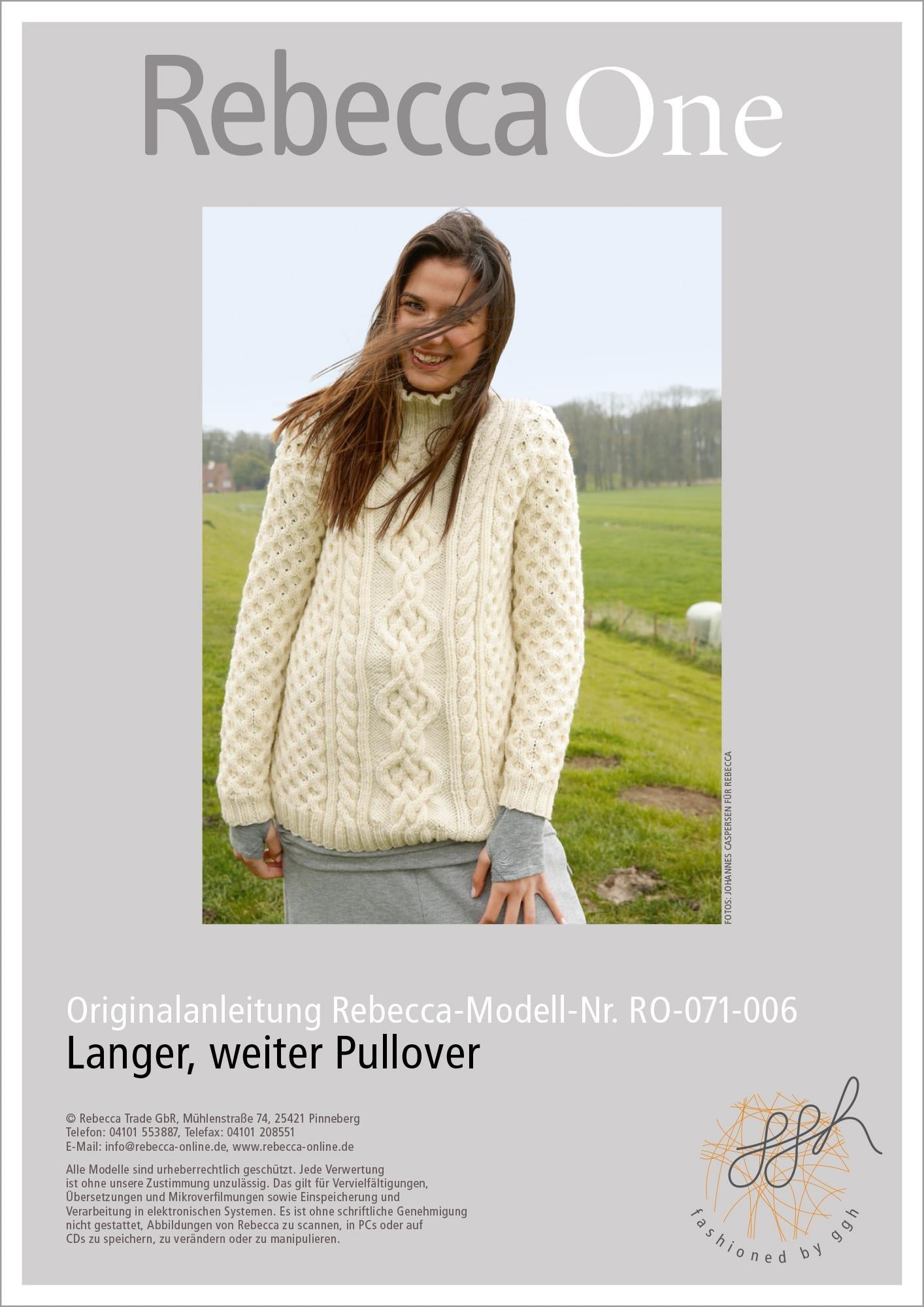Strickanleitung - Langer, weiter Pullover - Rebecca - Online.de