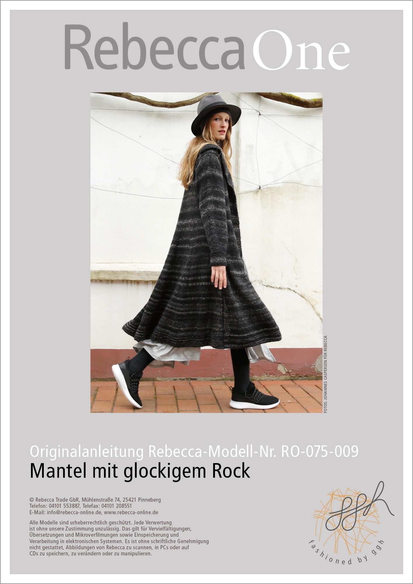 Strickanleitung - Mantel mit glockigem Rock - Rebecca - Online.de
