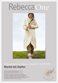 Strickanleitung - Mantel mit Zöpfen | rebecca - online.de