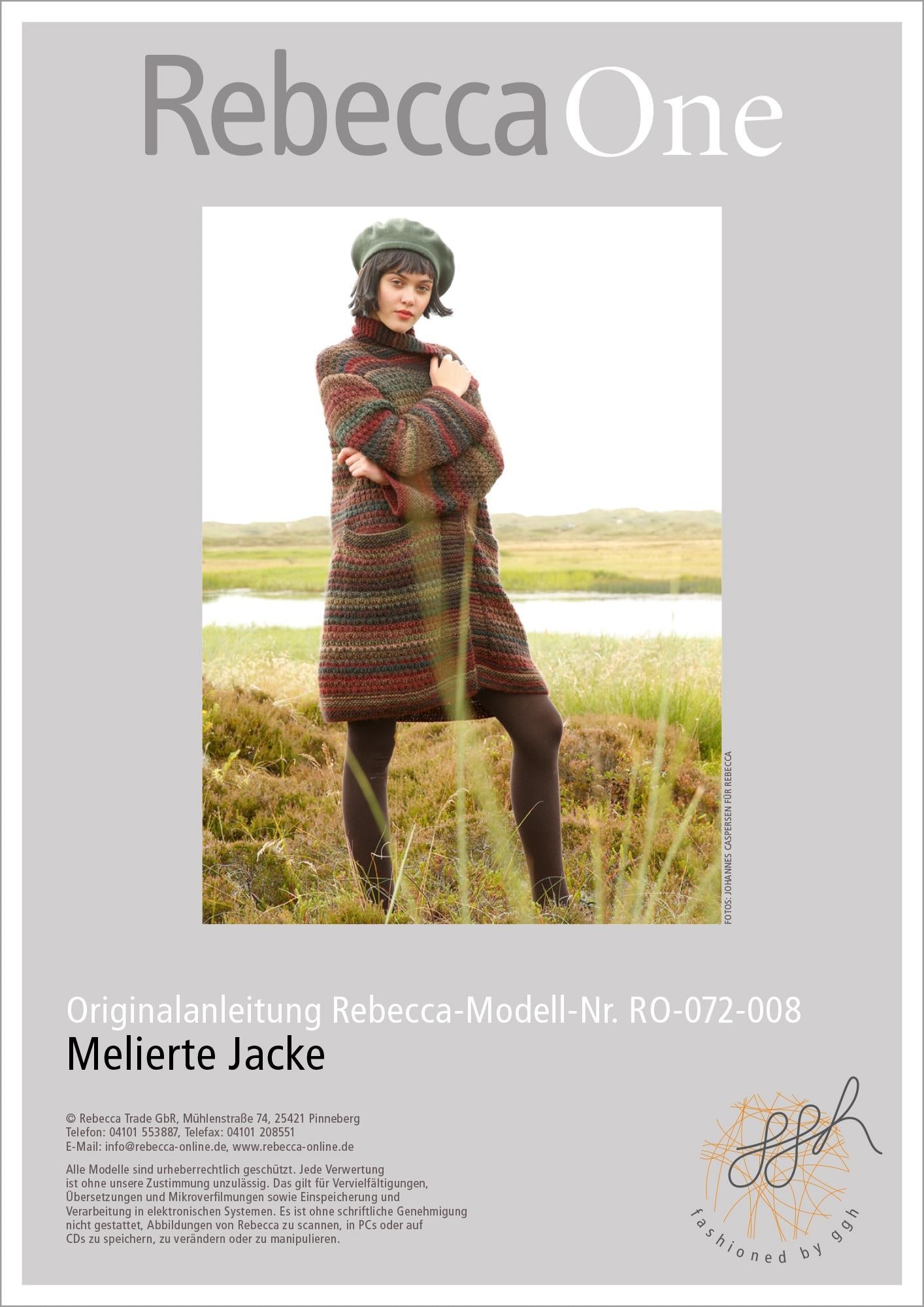 Strickanleitung - Melierte Jacke - Rebecca - Online.de