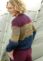 Strickanleitung - Melierter Herrenpullover - Rebecca - Online.de