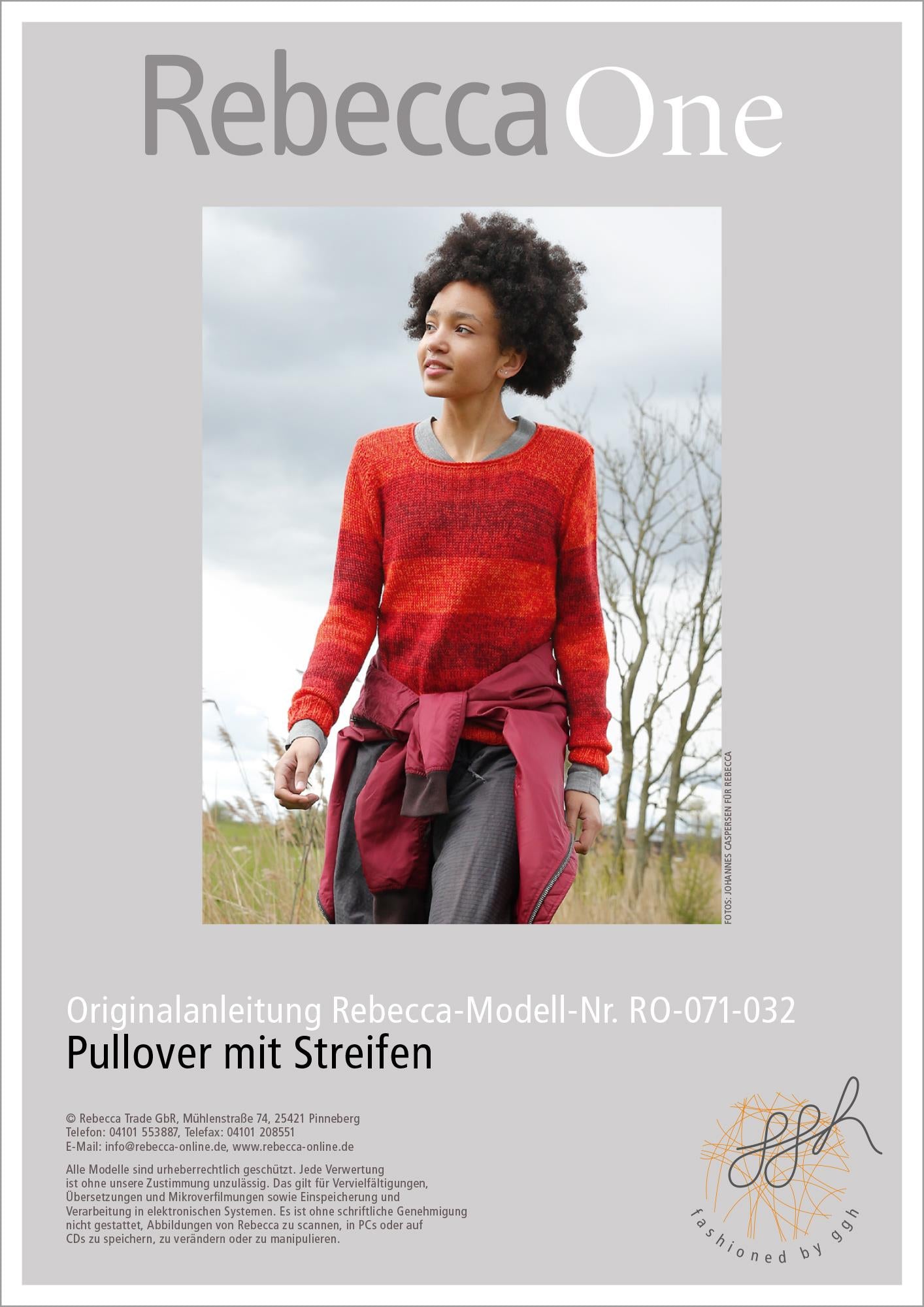 Strickanleitung - Melierter Pullover - Rebecca - Online.de