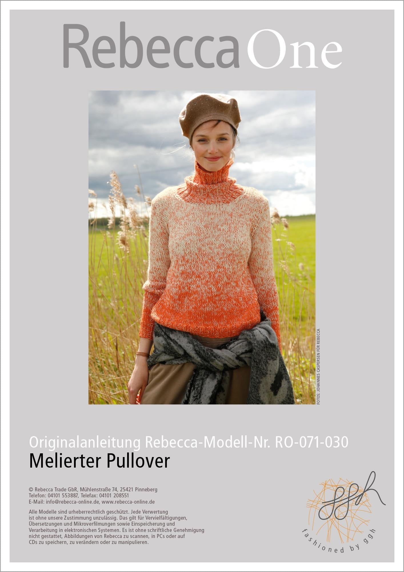 Strickanleitung - Melierter Pullover - Rebecca - Online.de