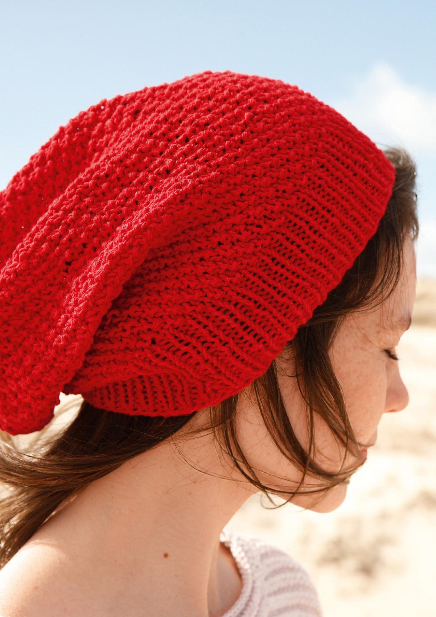 Strickanleitung - Mütze im Perlmuster - Rebecca - Online.de