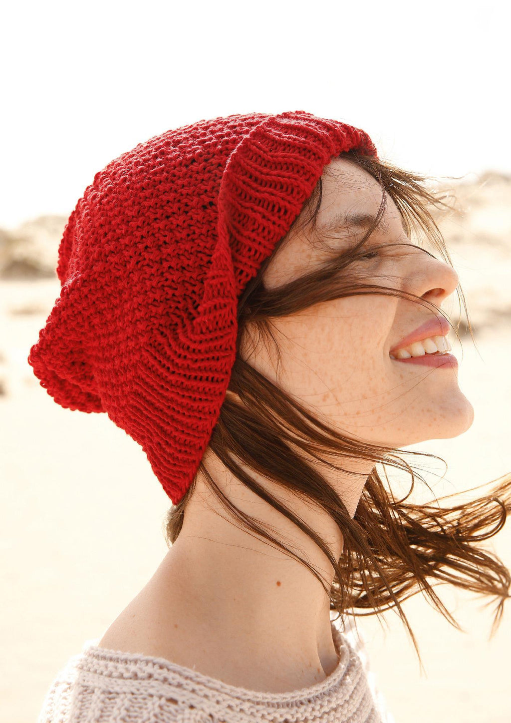 Strickanleitung - Mütze im Perlmuster - Rebecca - Online.de