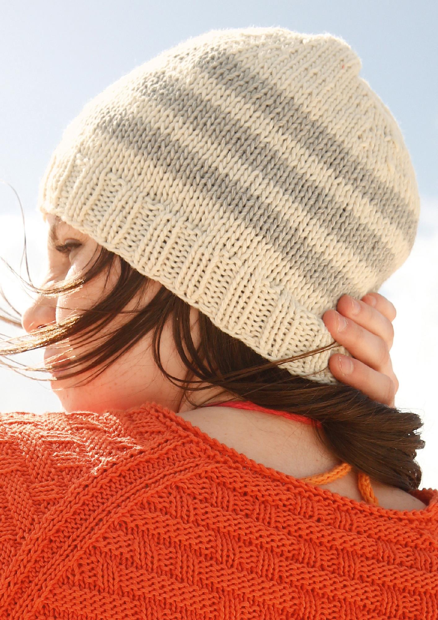 Strickanleitung - Mütze mit Ringeln - Rebecca - Online.de