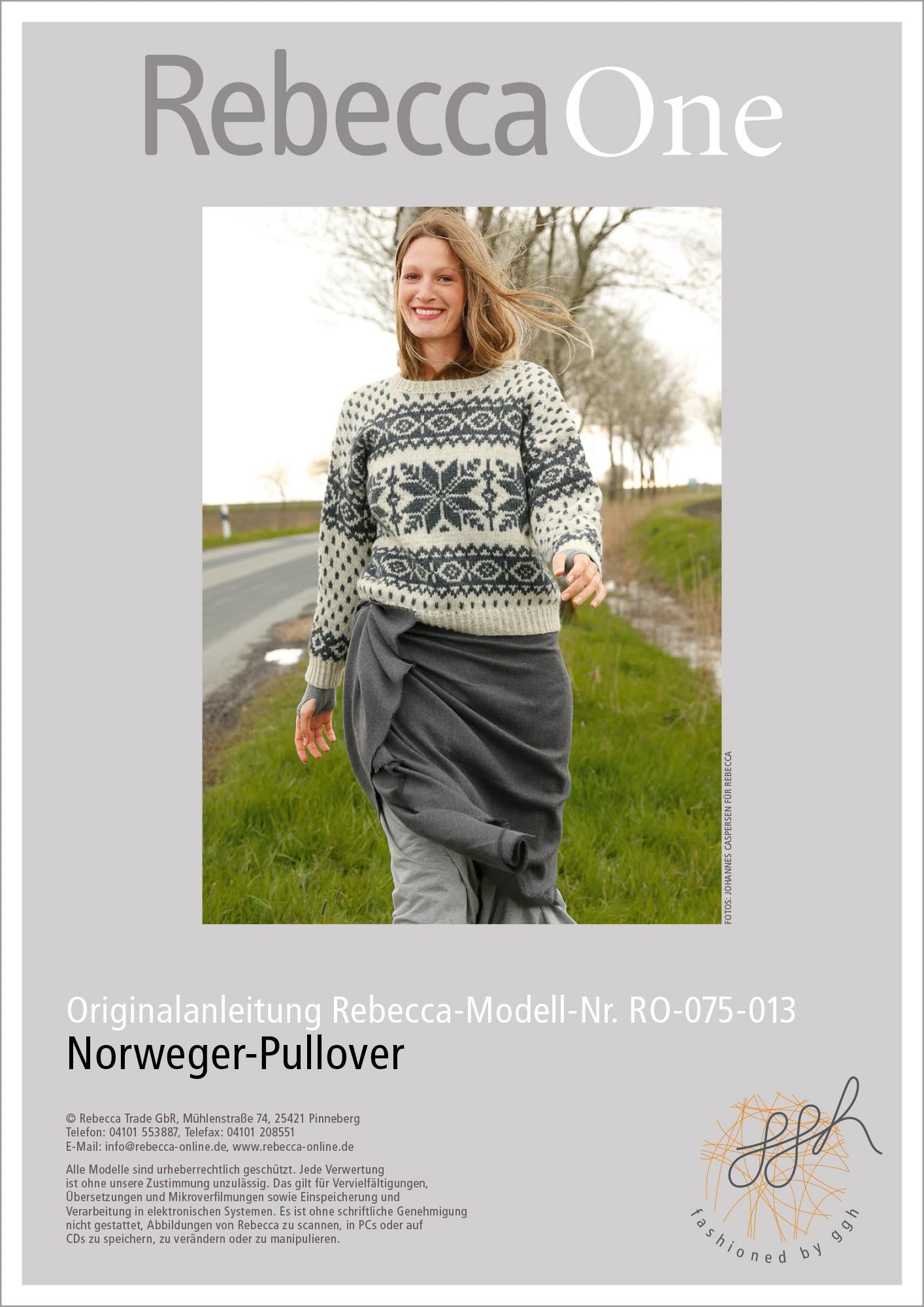 Strickanleitung - Norweger Pullover - Rebecca - Online.de