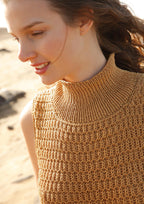 Strickanleitung - Pulli mit Halbpatent - Rippen - Rebecca - Online.de